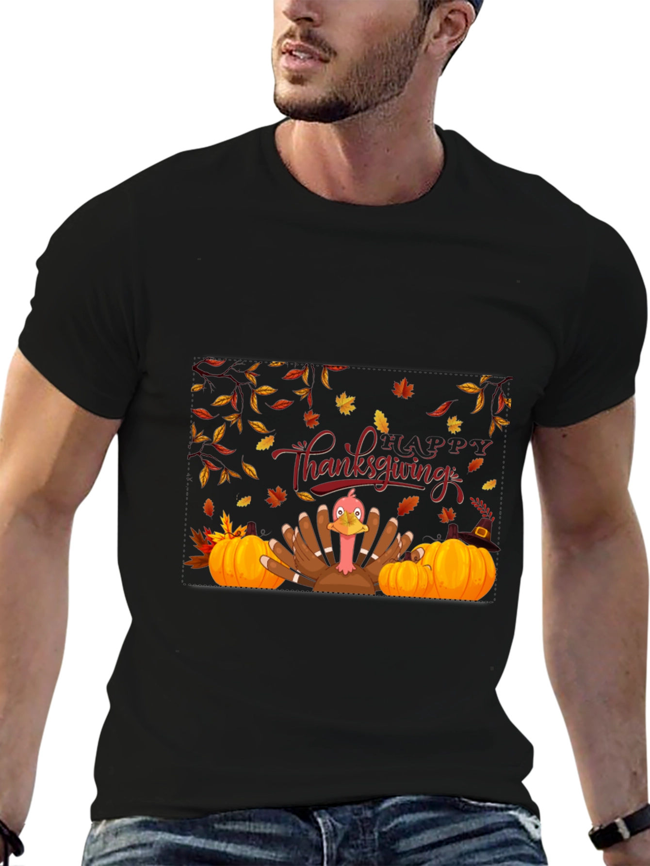 Thanksgiving Turkey Graphic Tee