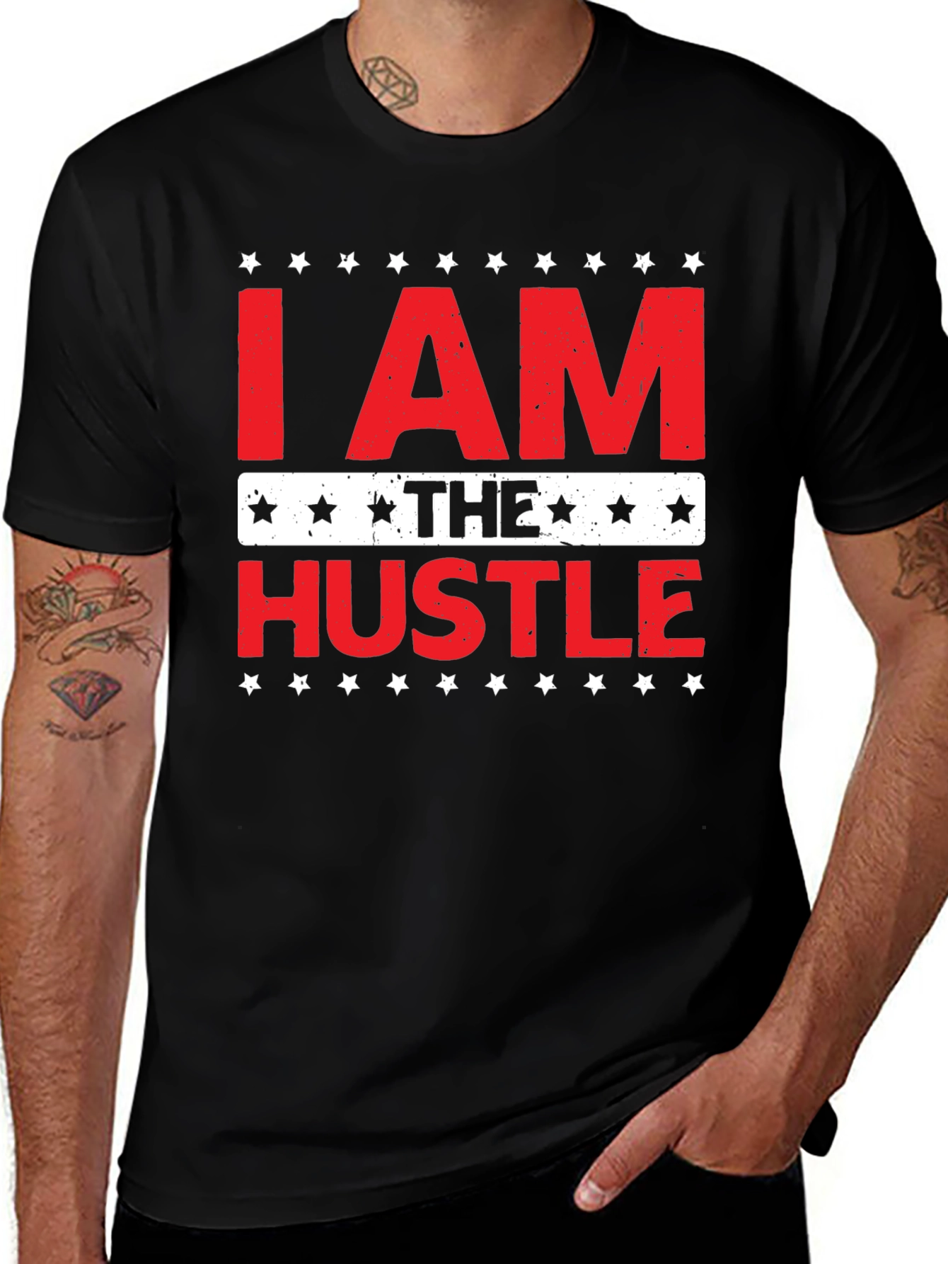I AM THE HUSTLE Graphic T-Shirt