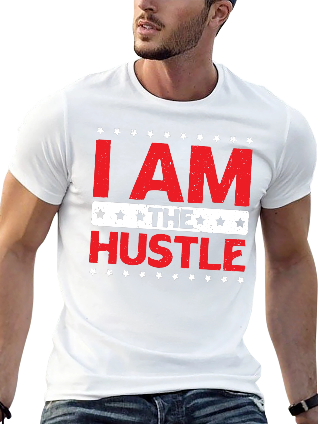 I AM THE HUSTLE Graphic T-Shirt
