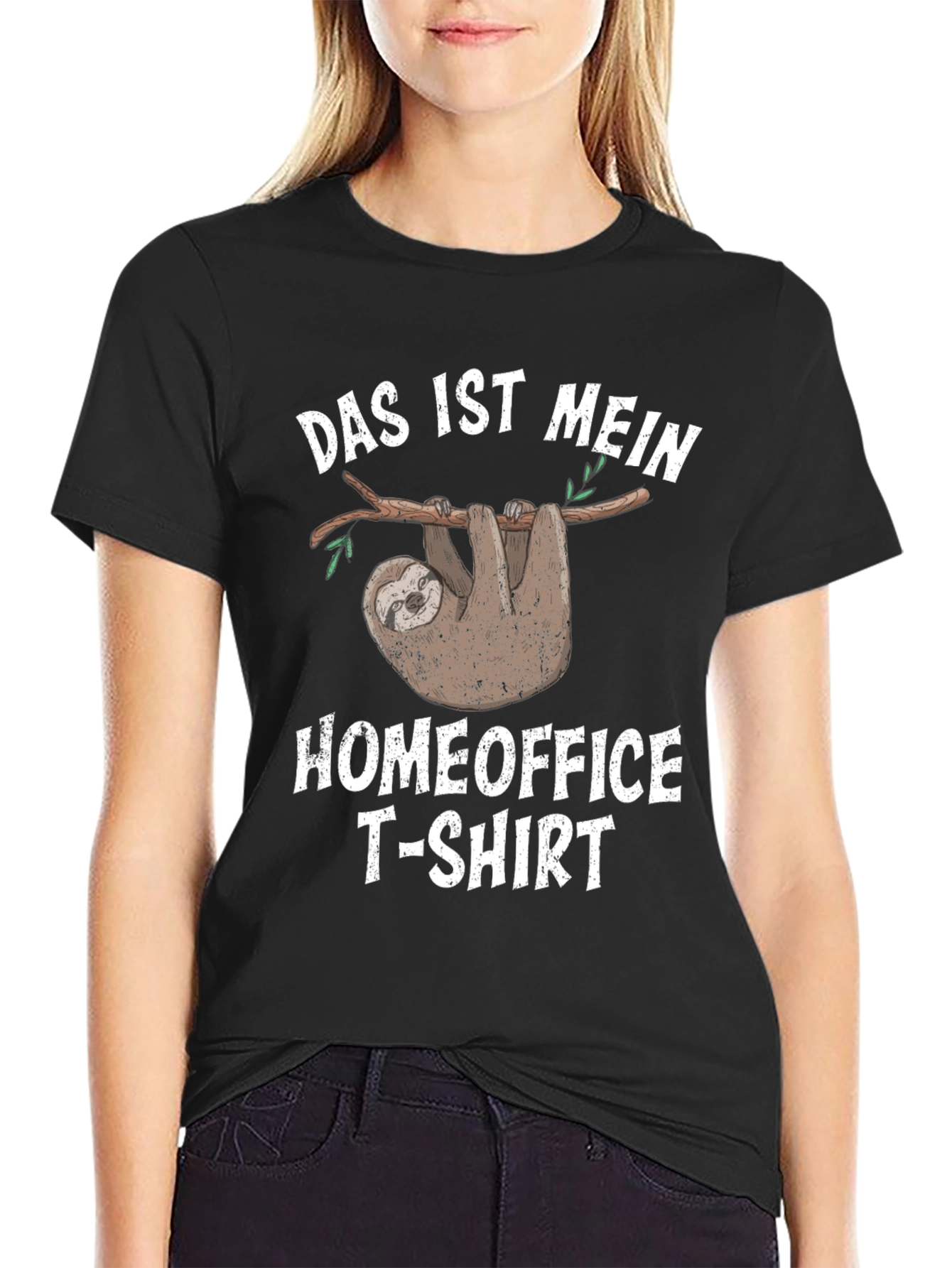 Das Ist Mein Homeoffice T-Shirt Funny Sloth Graphic Tee