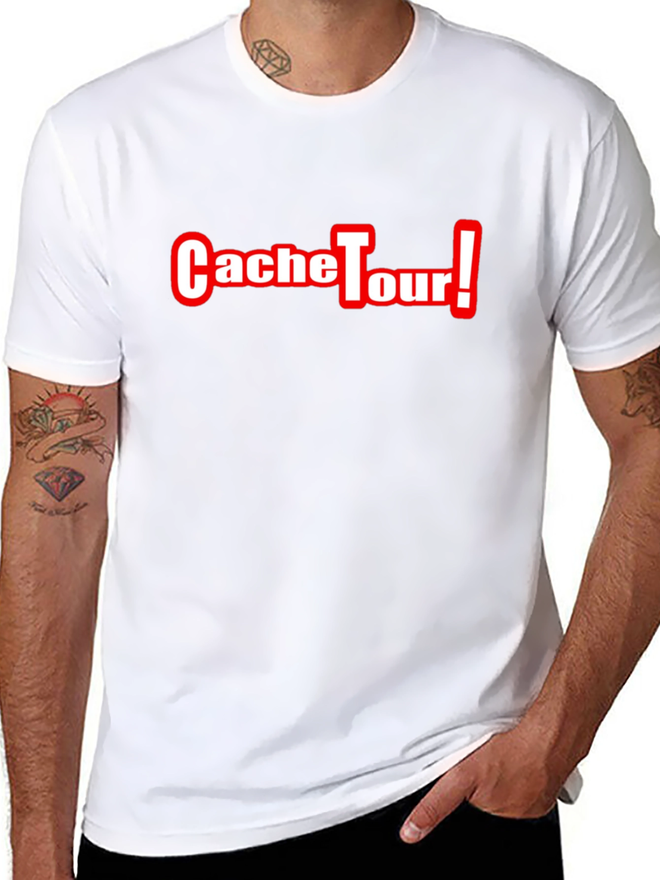 CacheTour! Black T-Shirt