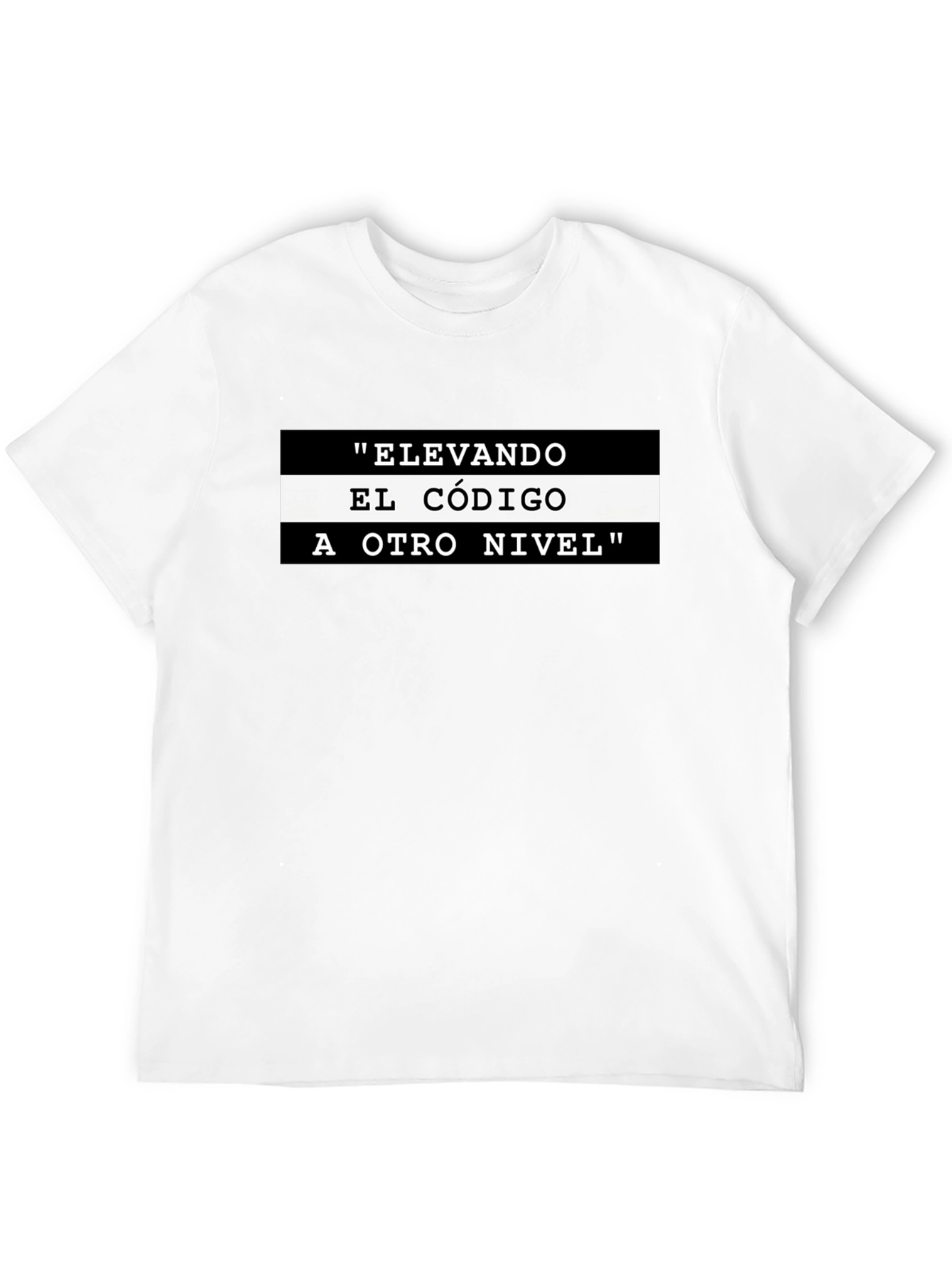 Elevando El Código T-Shirt - Black Graphic Tee