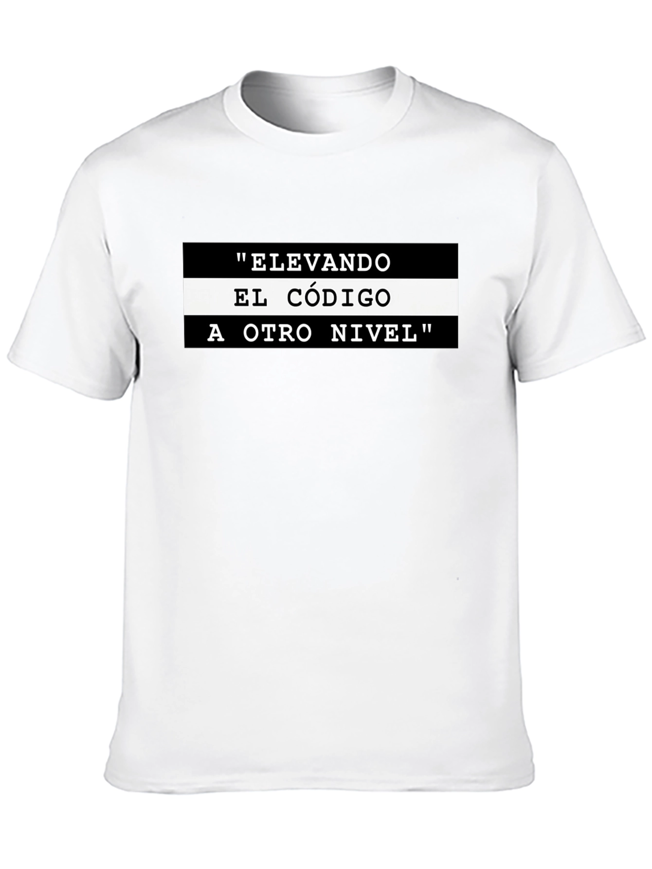 Elevando El Código T-Shirt - Black Graphic Tee