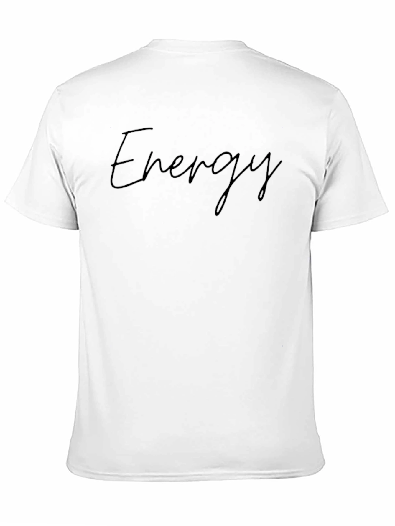 Energy Script T-Shirt - Casual Style