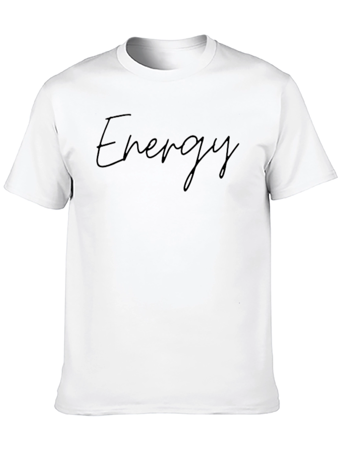 Energy Script T-Shirt - Casual Style