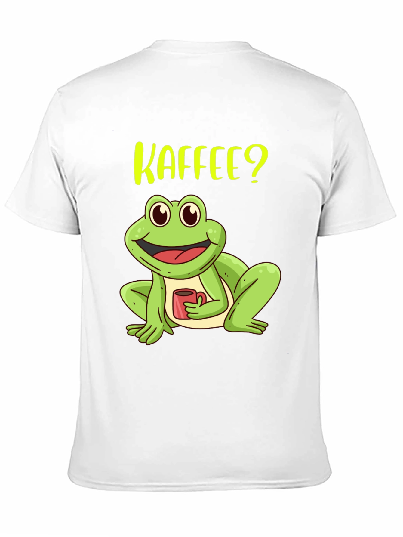 Kaffee? Frog Black T-Shirt - Coffee Lover Tee
