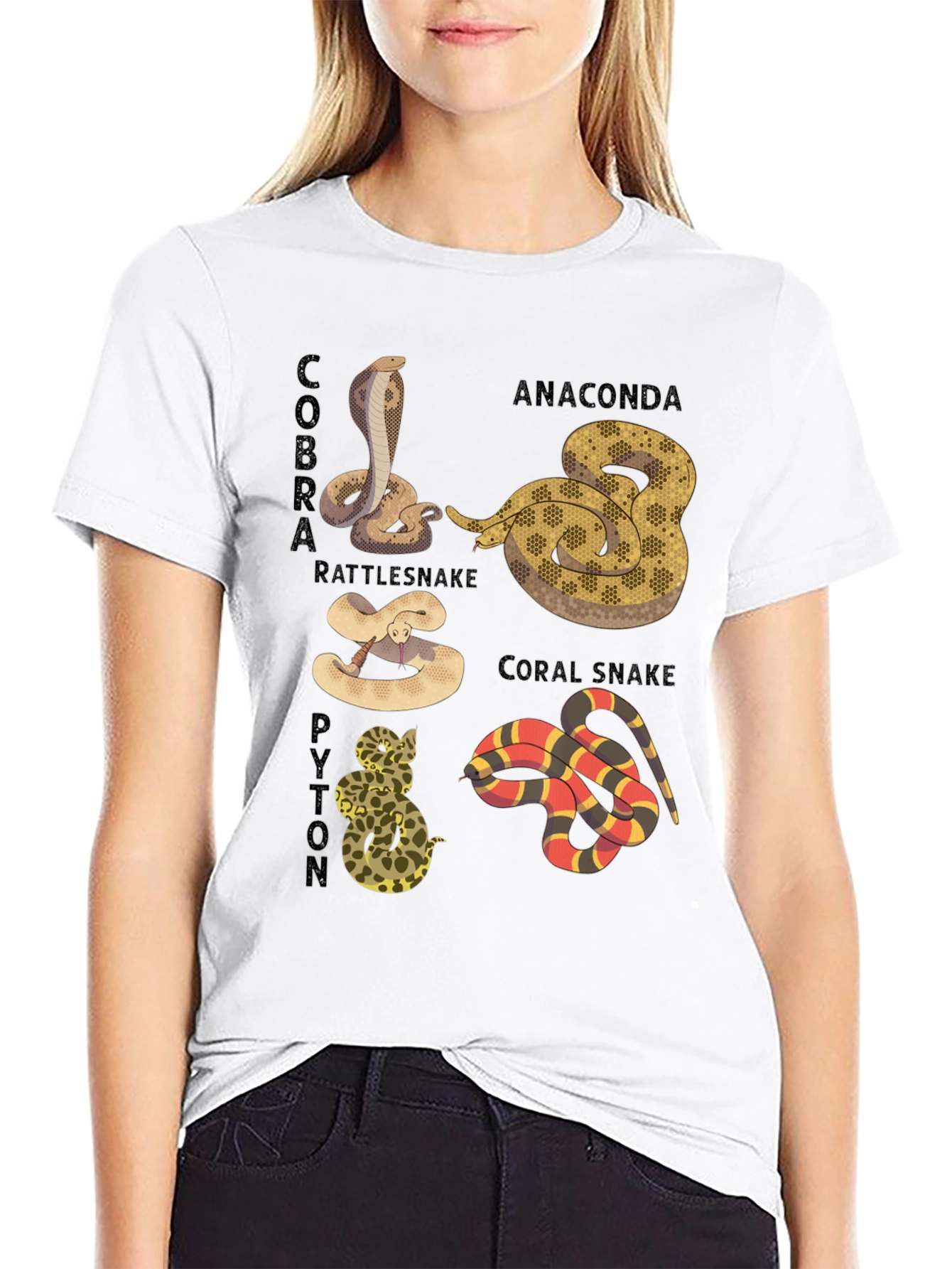 Snakes of the World Graphic T-Shirt