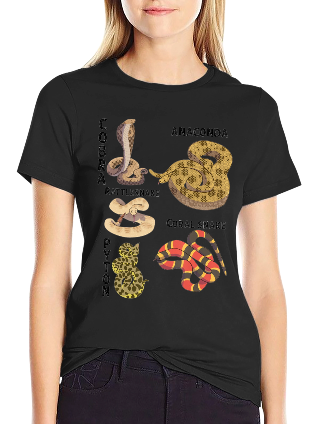 Snakes of the World Graphic T-Shirt