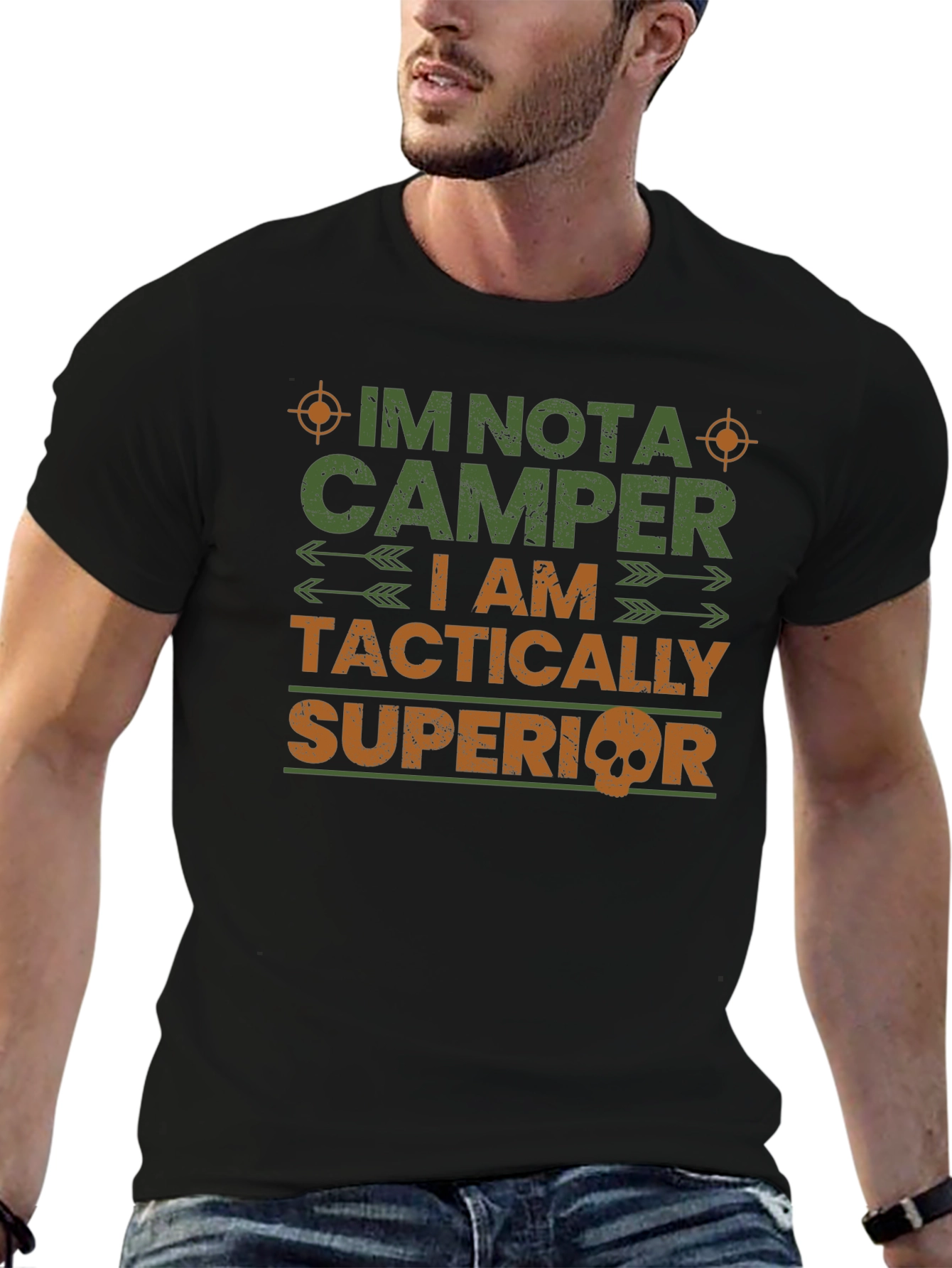 Tactically Superior Graphic Tee - Novelty Design