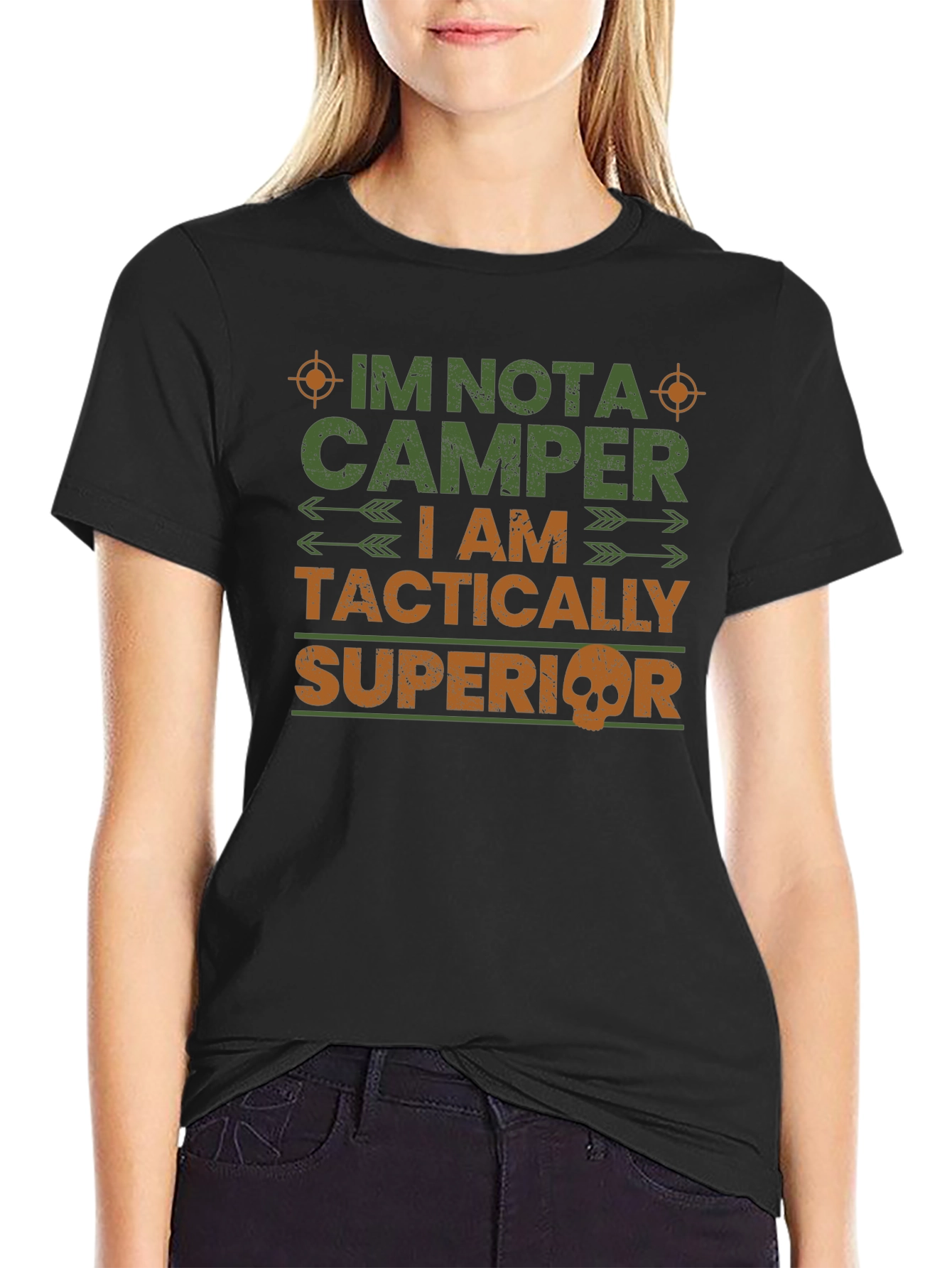 Tactically Superior Graphic Tee - Novelty Design