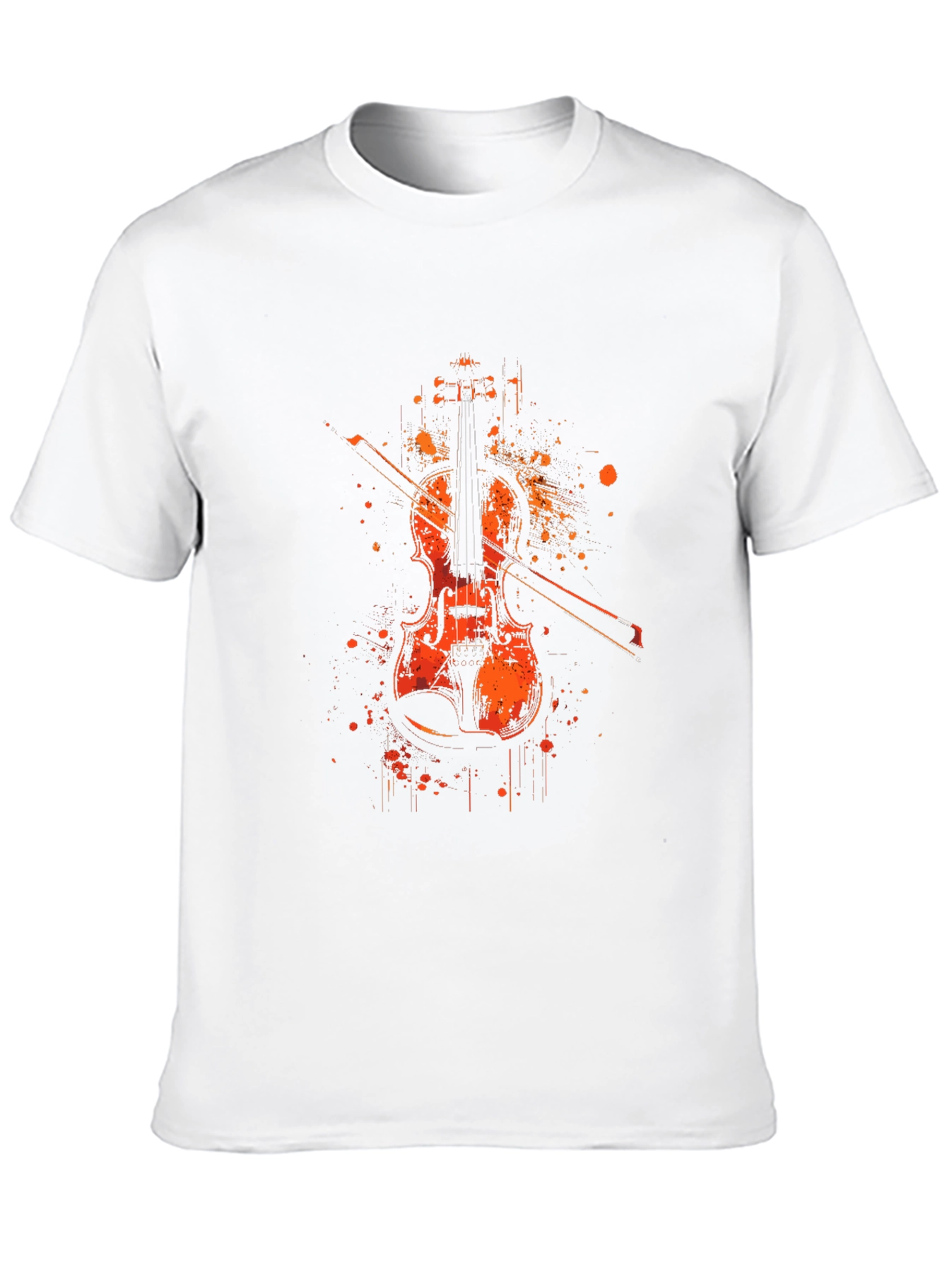 Violin Graphic T-Shirt - Music Lover Tee