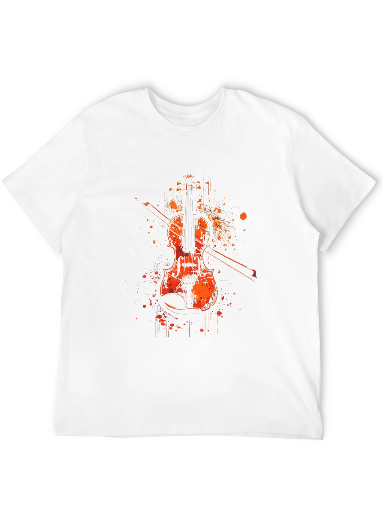 Violin Graphic T-Shirt - Music Lover Tee