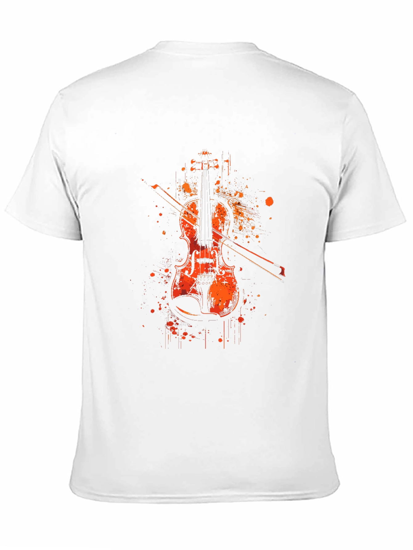 Violin Graphic T-Shirt - Music Lover Tee