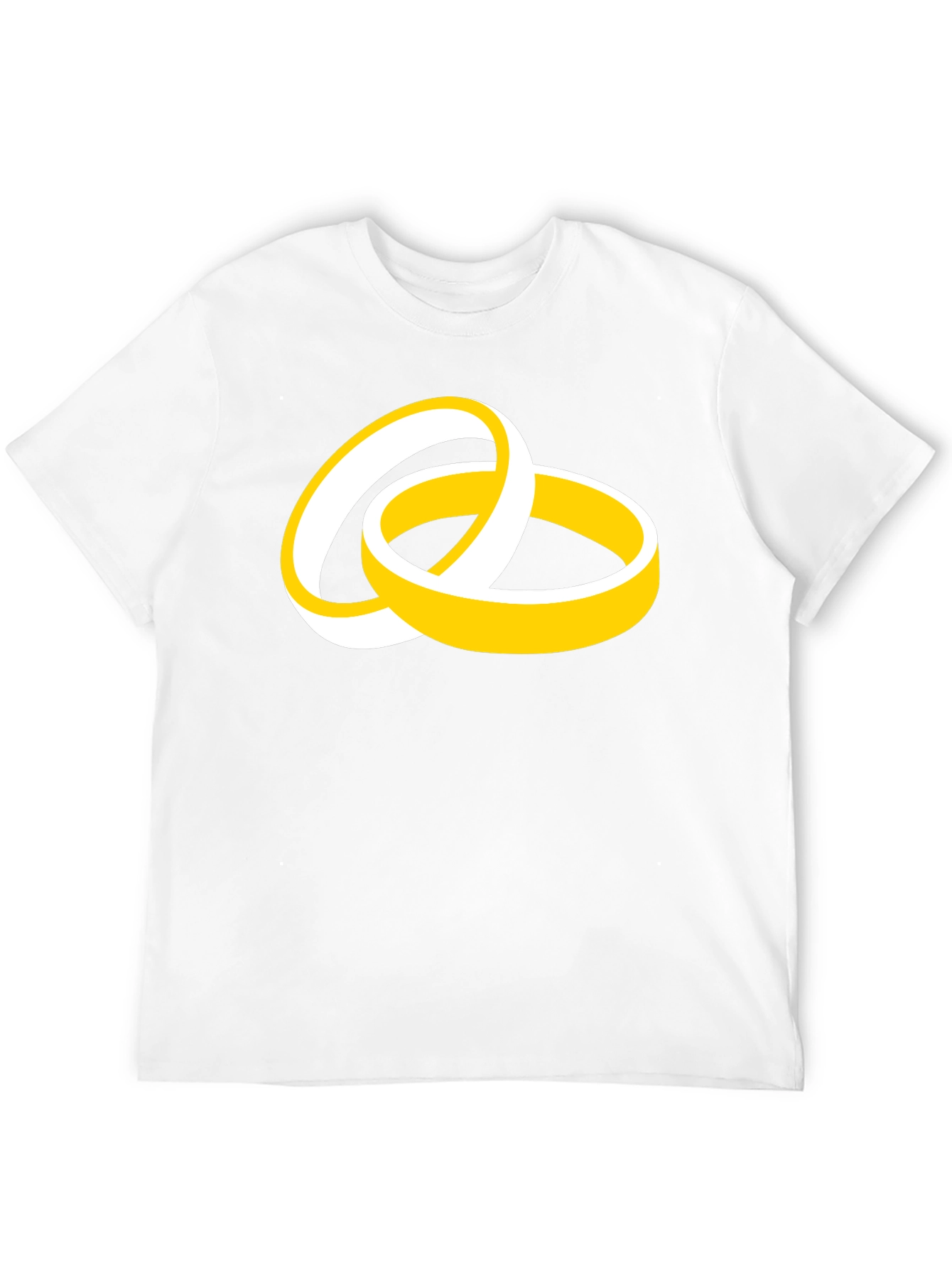 Wedding Ring Graphic Black T-Shirt