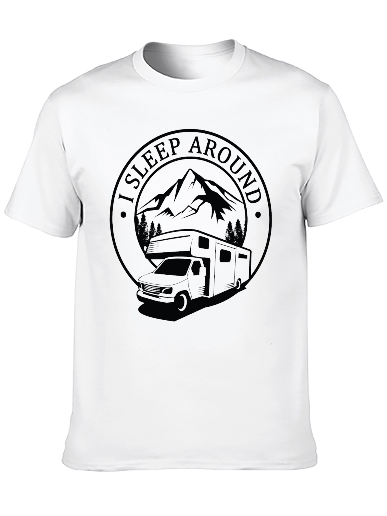 I Sleep Around RV Camping T-Shirt