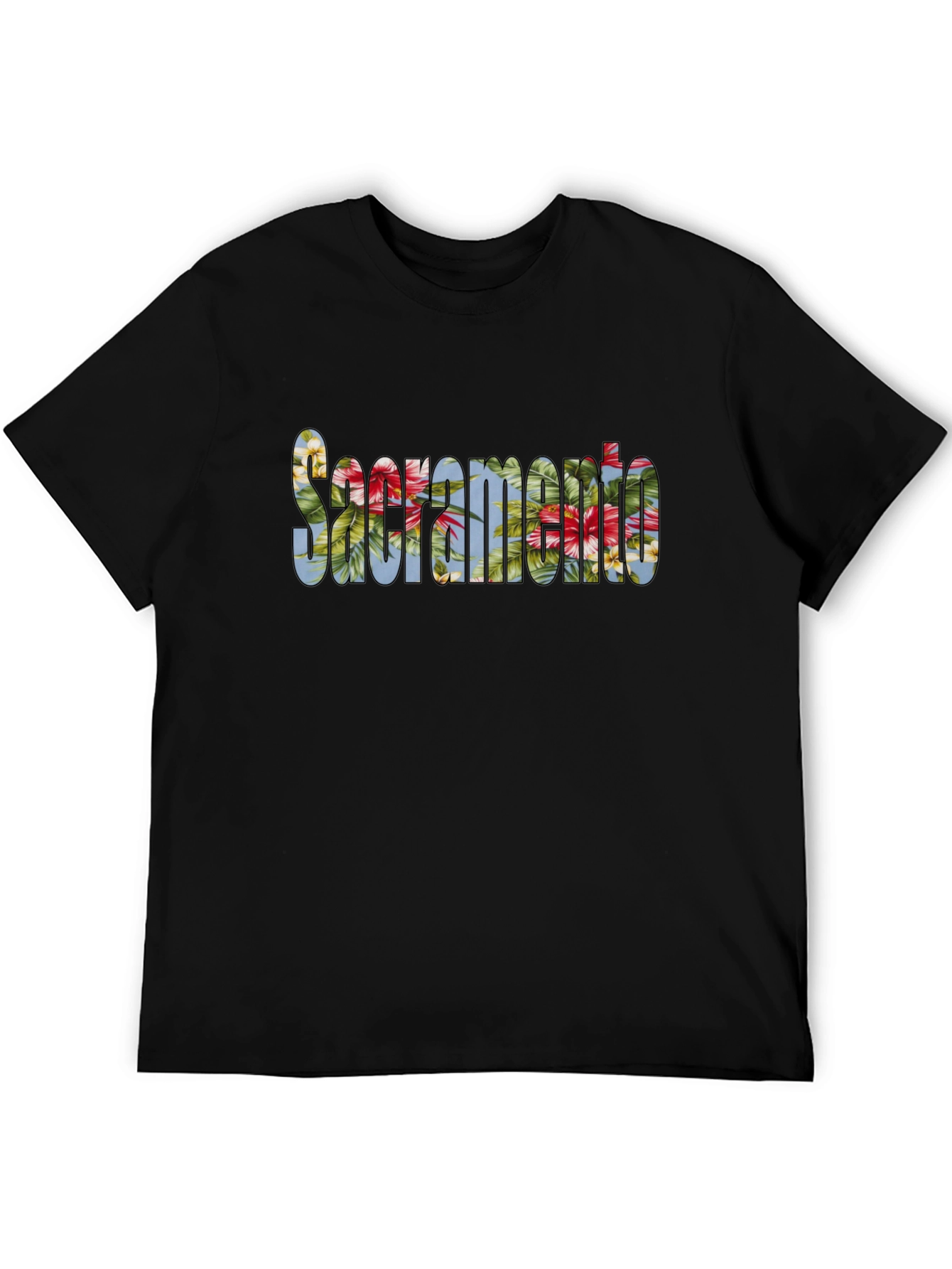 Floral Sacramento Graphic T-Shirt