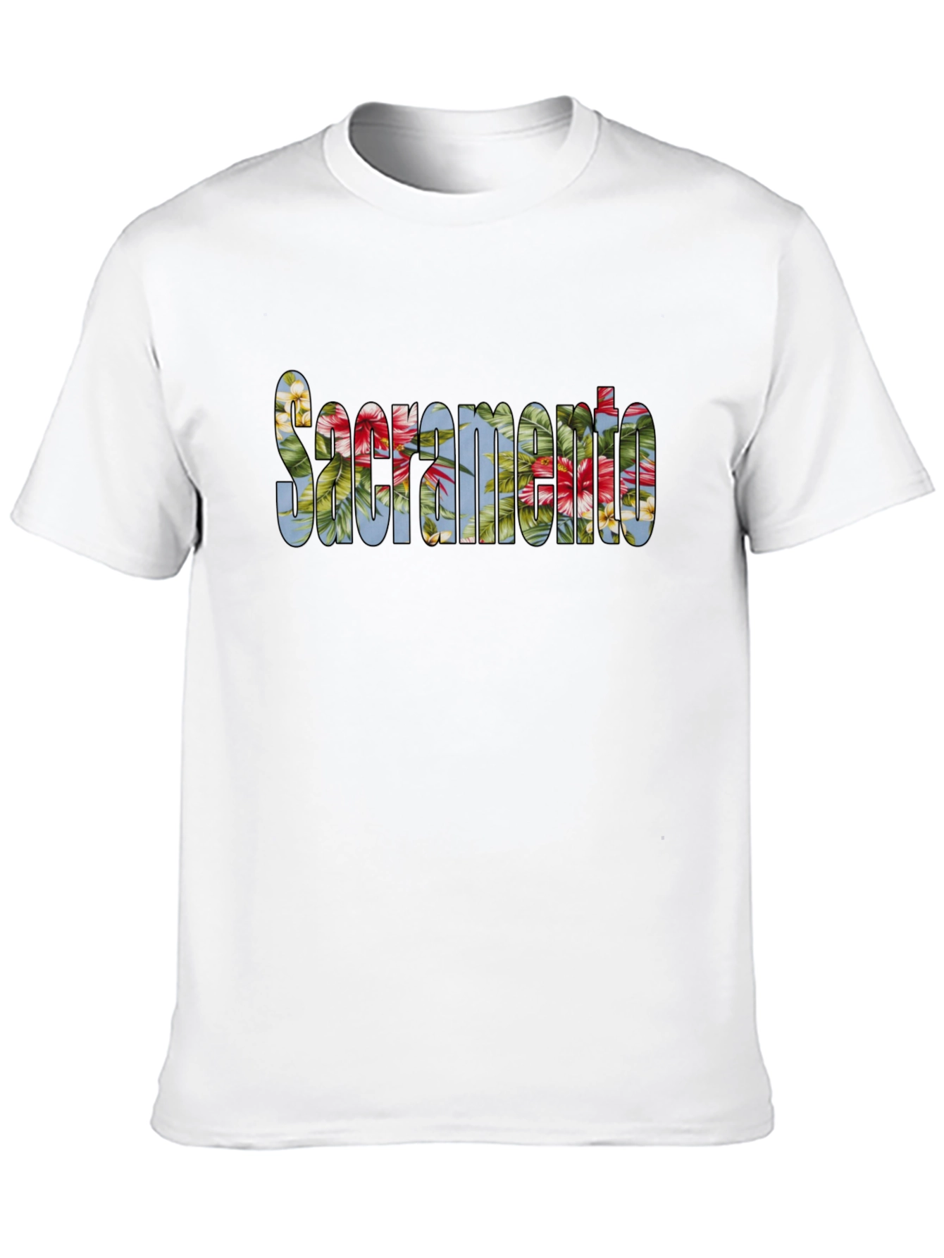 Floral Sacramento Graphic T-Shirt