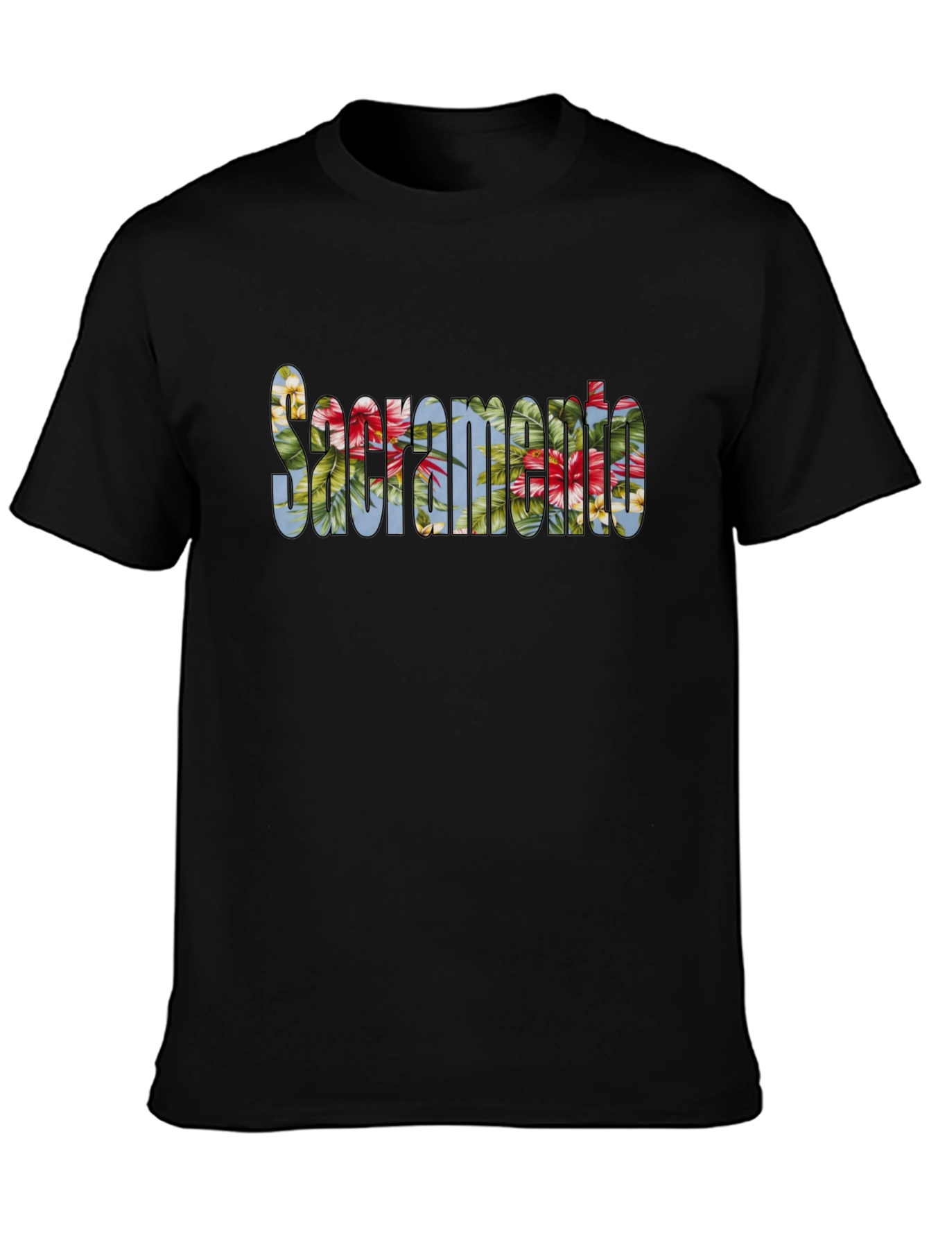 Floral Sacramento Graphic T-Shirt