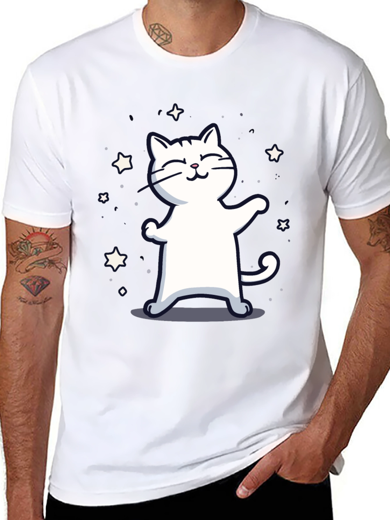 Dancing Cat T-Shirt - Cute & Comfy