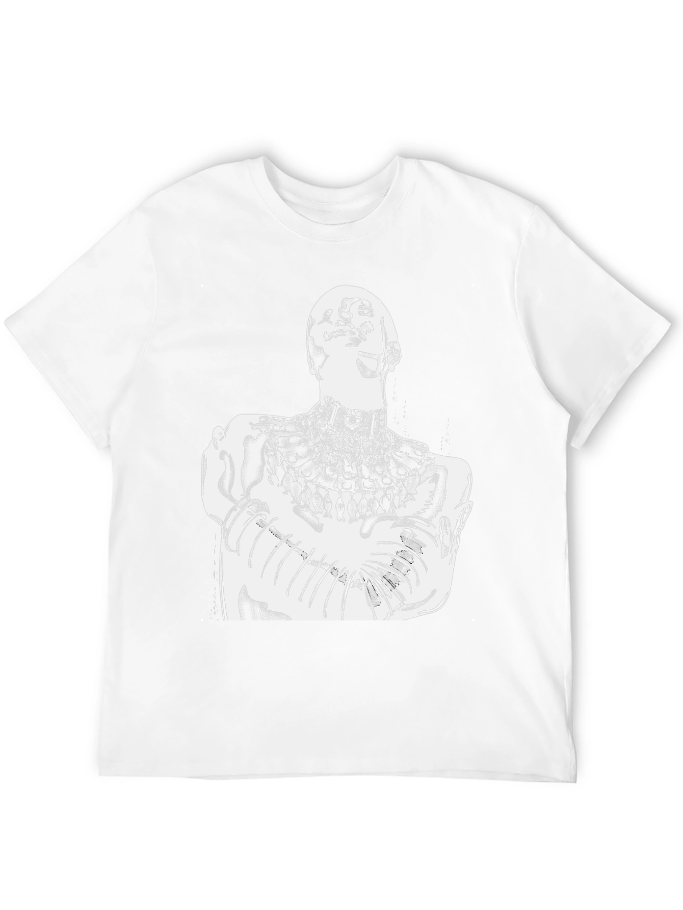Bold Graphic Tee - Striking Figure Print