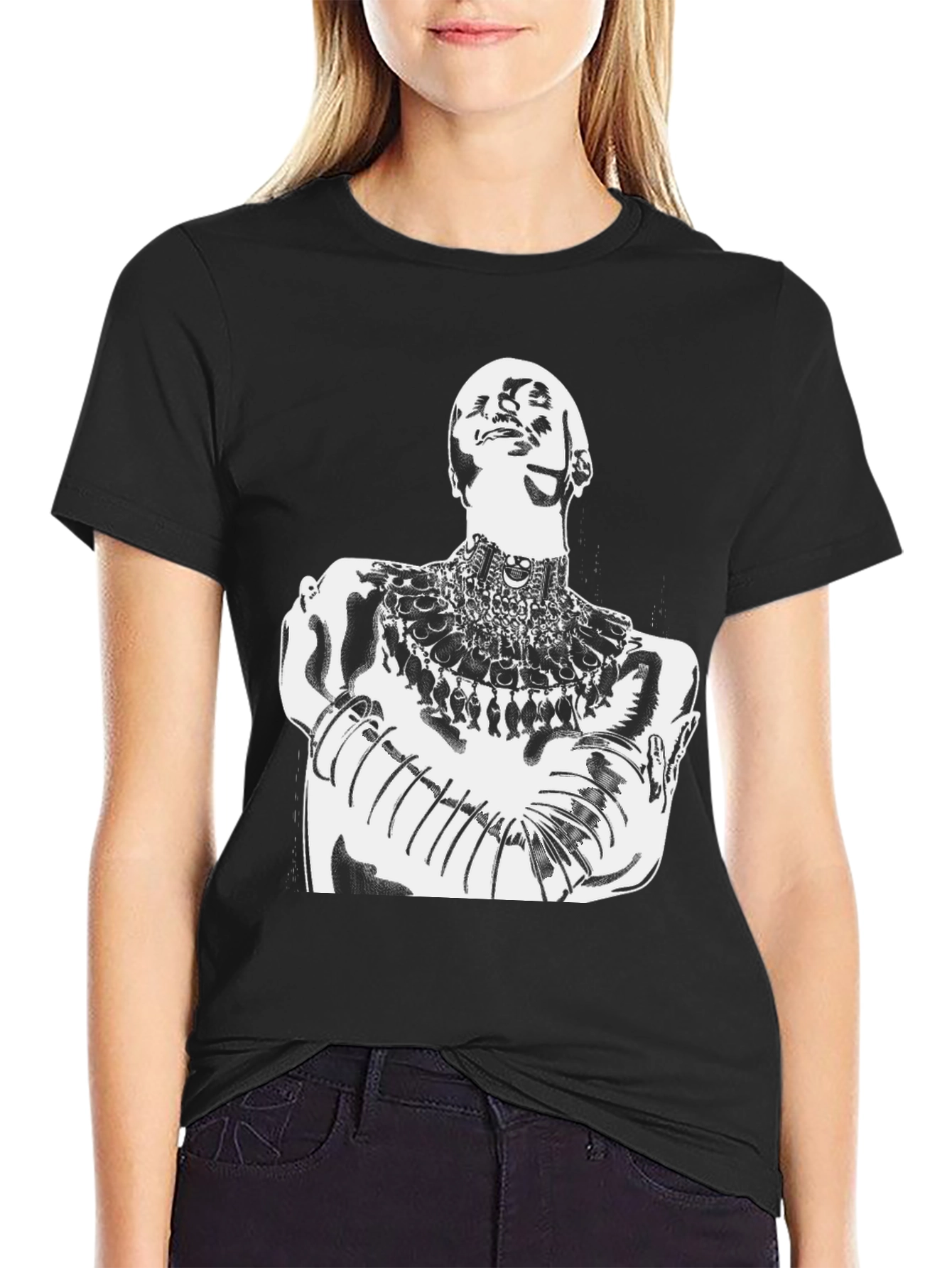 Bold Graphic Tee - Striking Figure Print