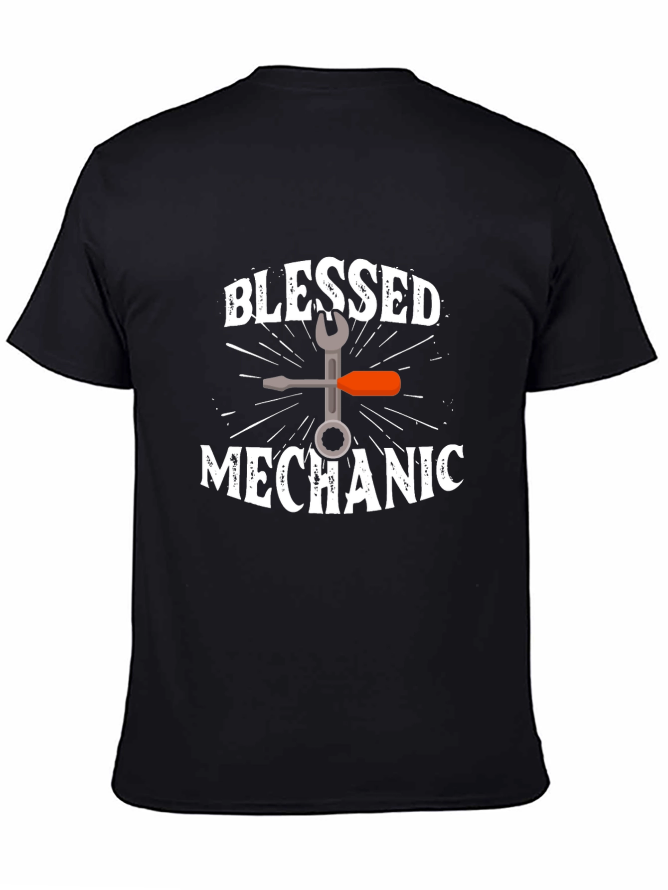 Blessed Mechanic T-Shirt - Black
