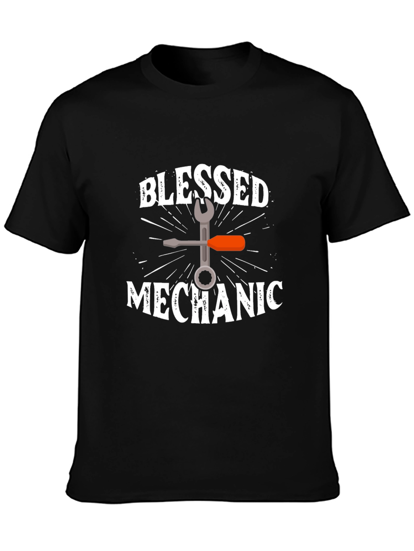 Blessed Mechanic T-Shirt - Black