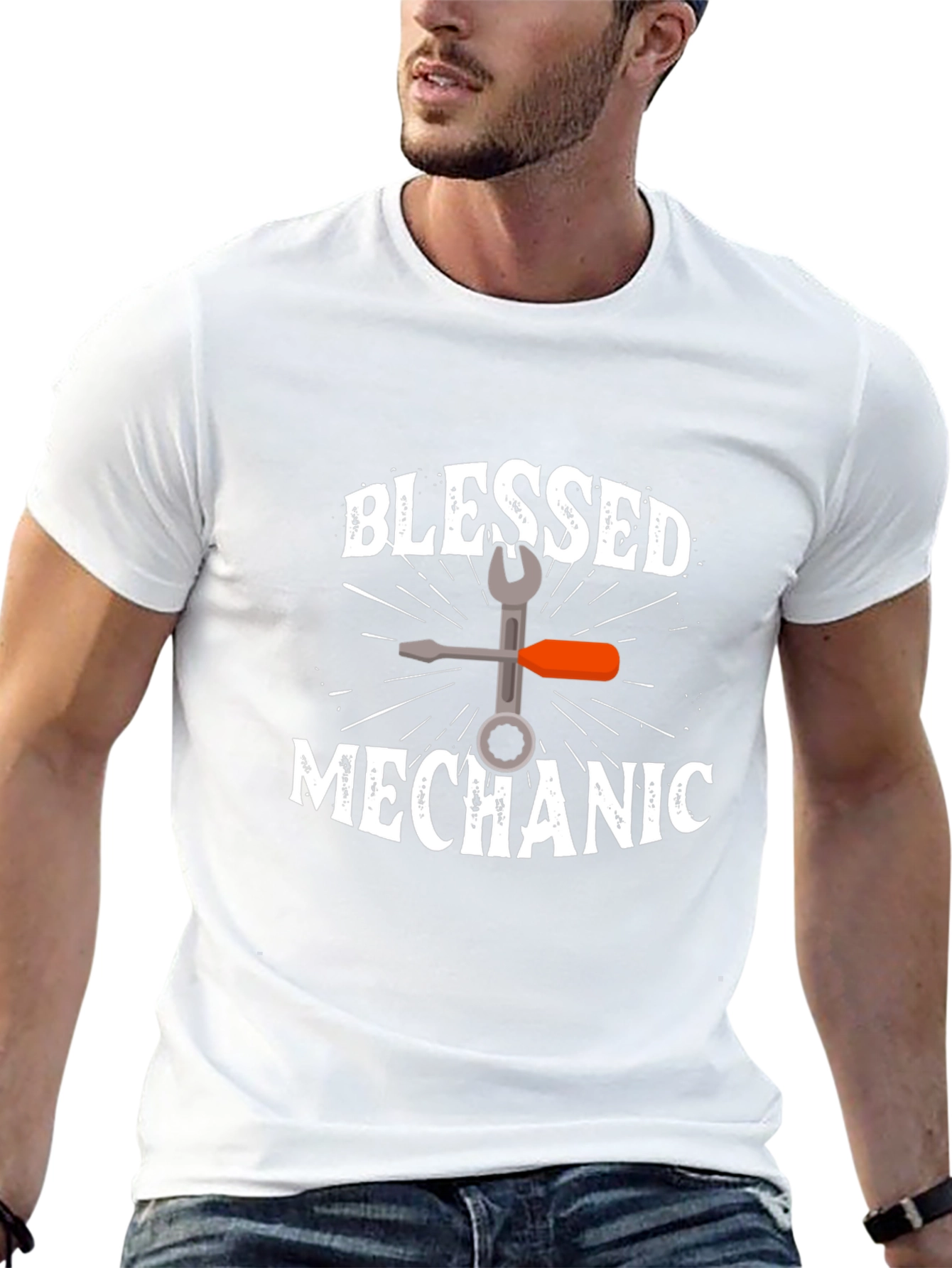 Blessed Mechanic T-Shirt - Black
