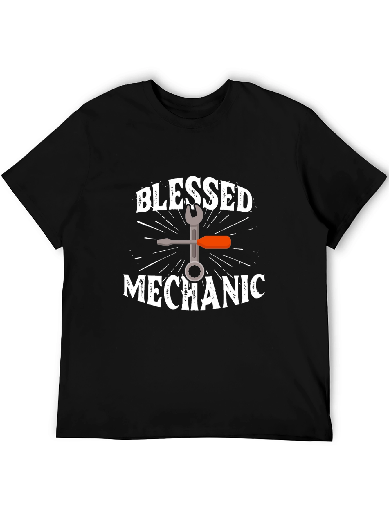 Blessed Mechanic T-Shirt - Black