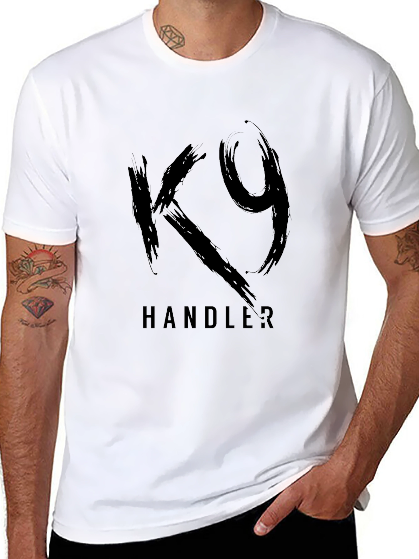 K9 Handler Black T-Shirt