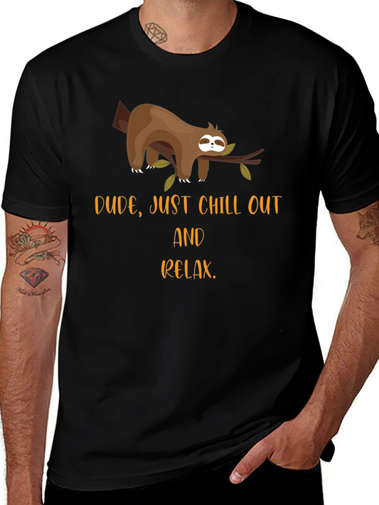 Chill Out Sloth T-Shirt - Relax & Unwind