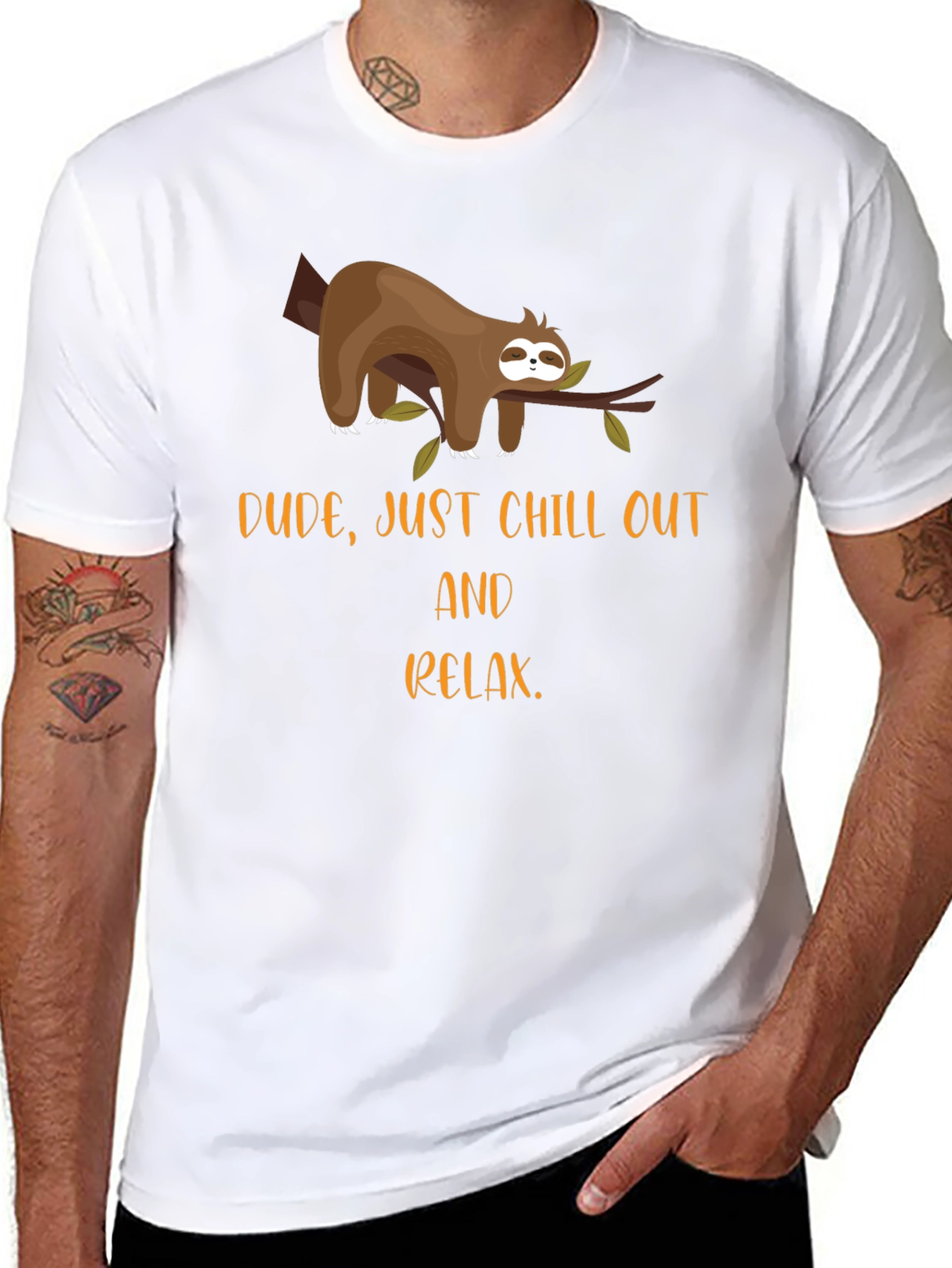 Chill Out Sloth T-Shirt - Relax & Unwind