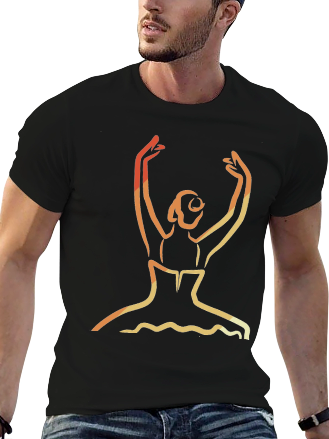 Ballerina Graphic T-Shirt - Modern Dance Apparel