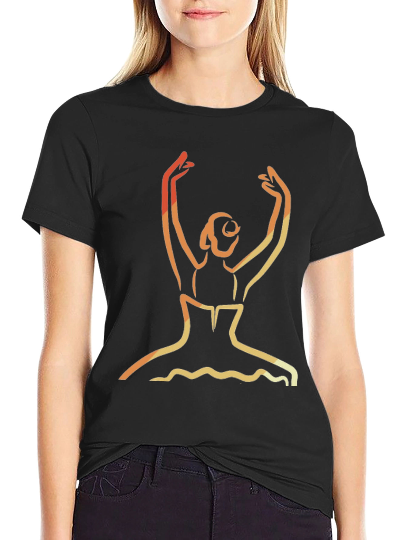 Ballerina Graphic T-Shirt - Modern Dance Apparel