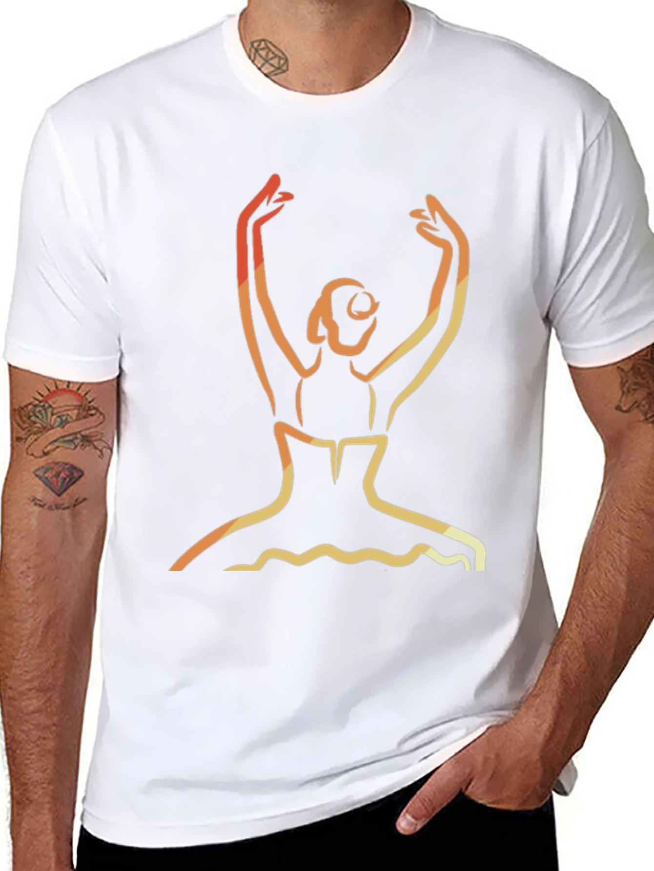 Ballerina Graphic T-Shirt - Modern Dance Apparel