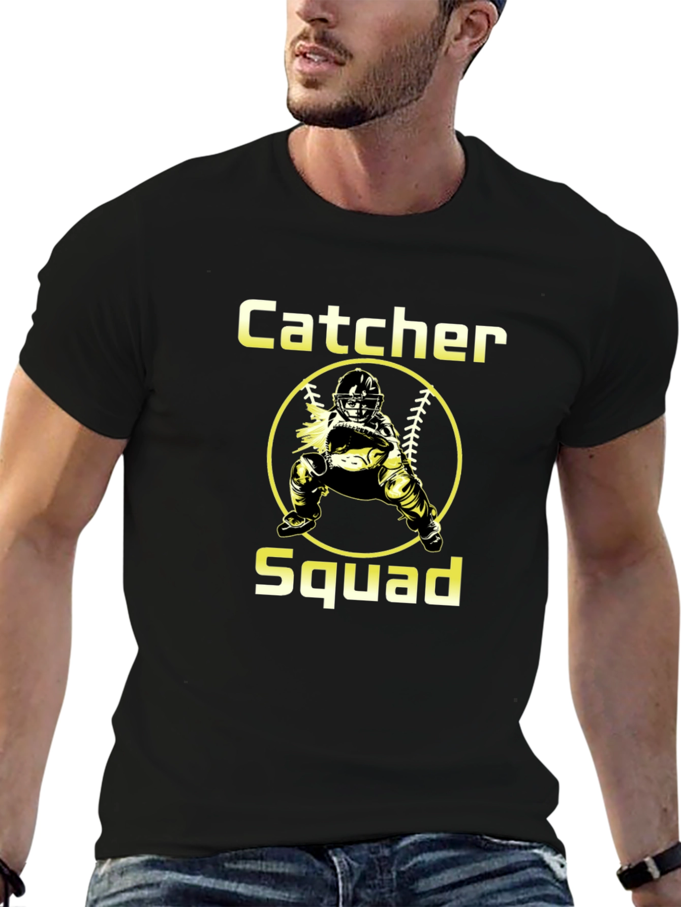 Catcher Squad Baseball Graphic Tee