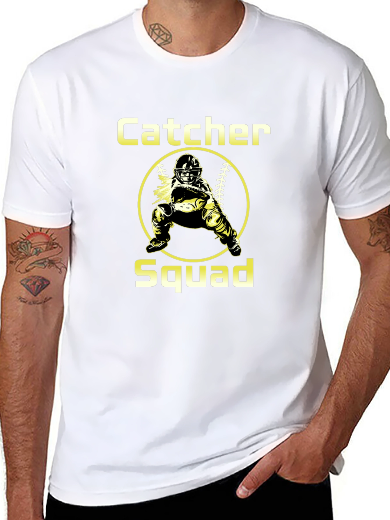Catcher Squad Baseball Graphic Tee