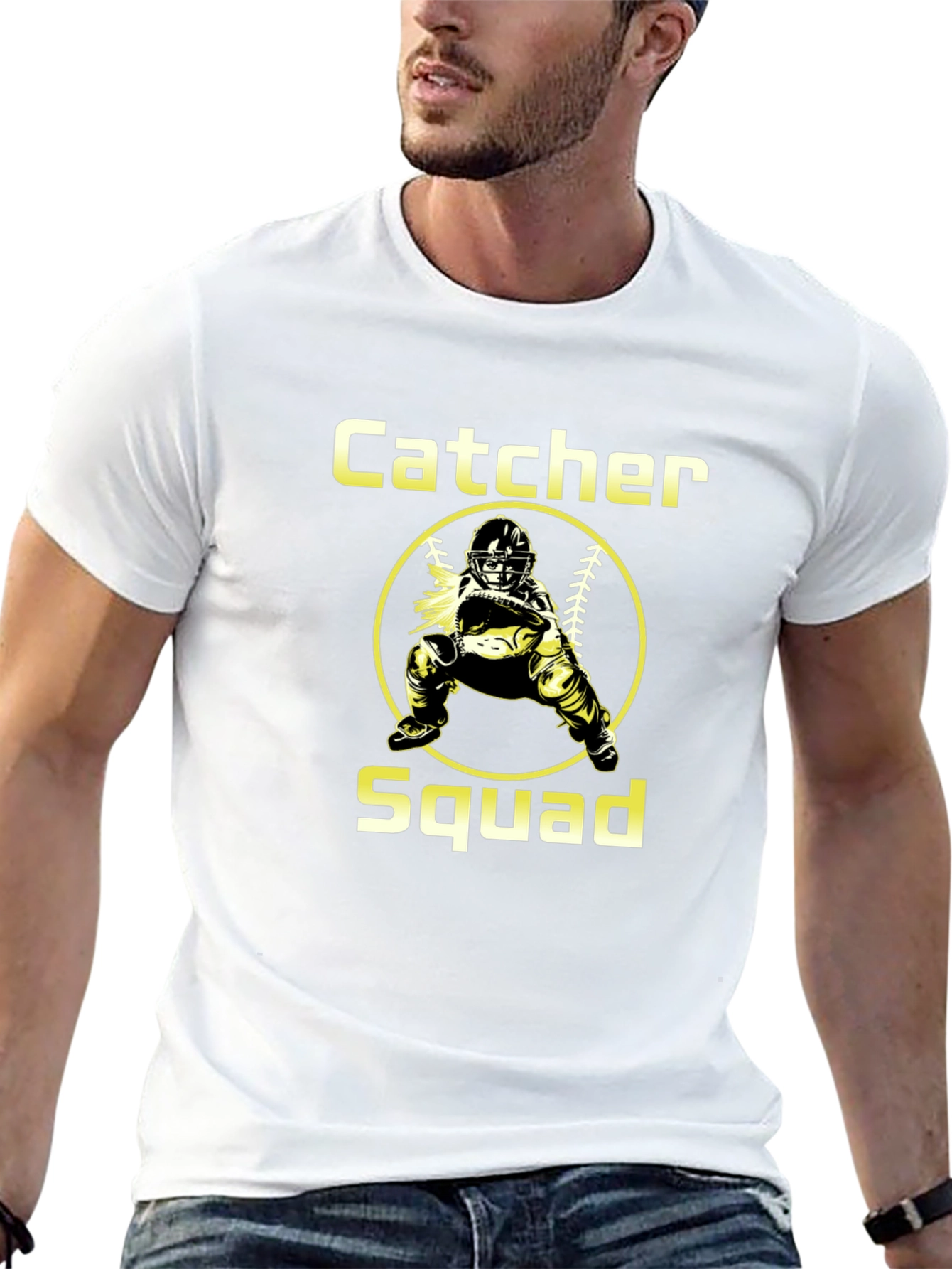 Catcher Squad Baseball Graphic Tee