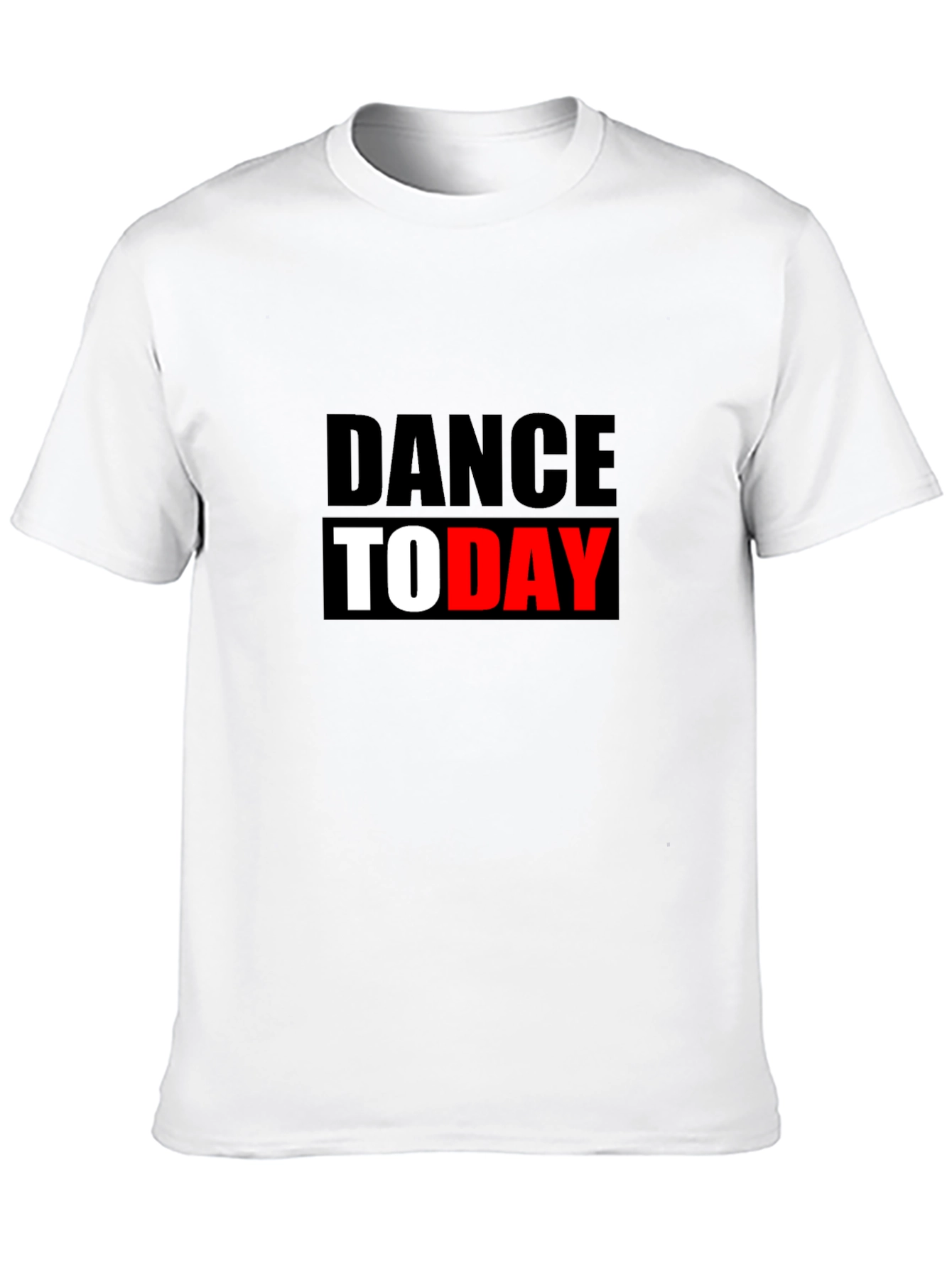 Dance Today Graphic Tee - Black Cotton T-Shirt