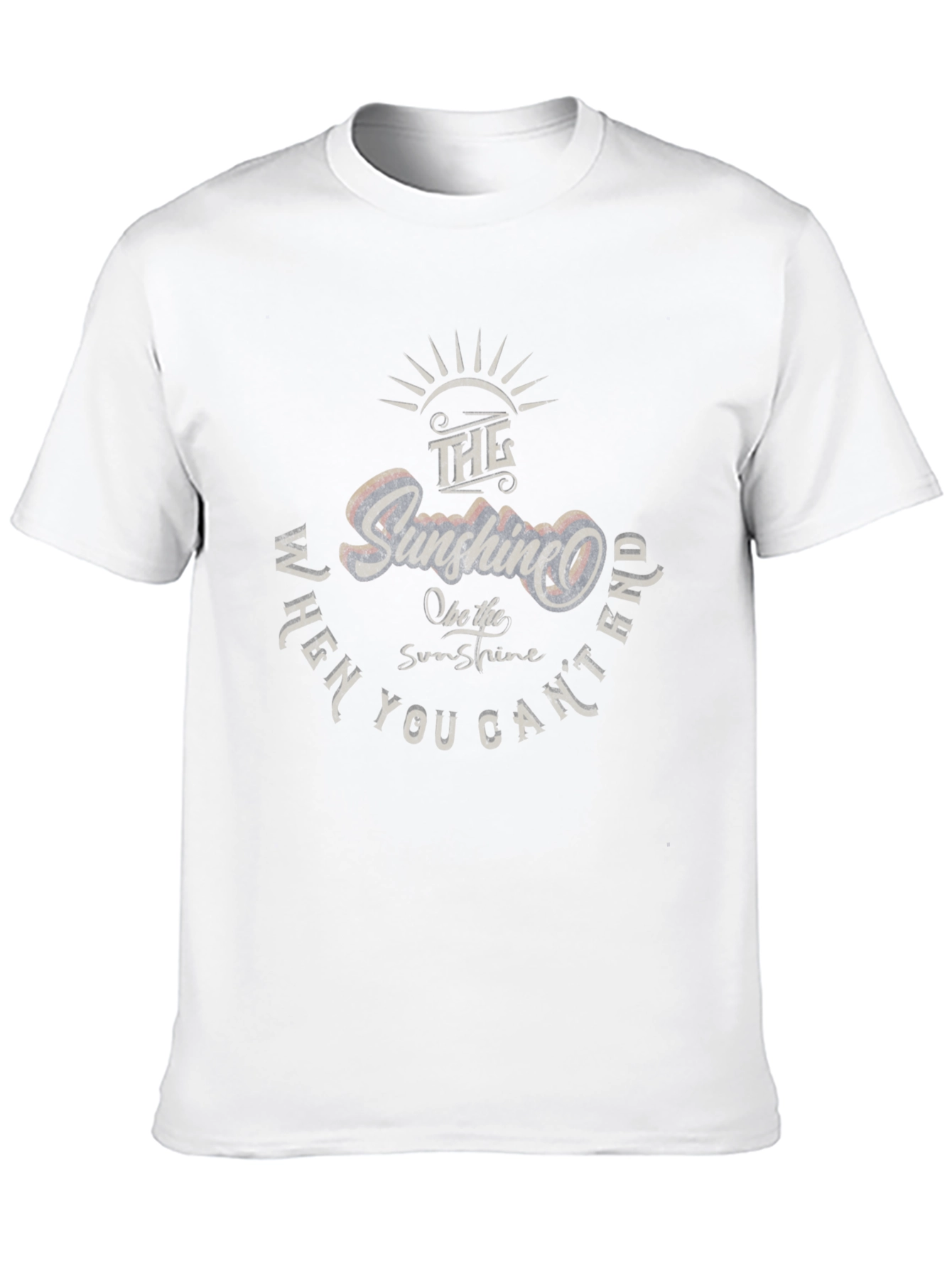 Sunshine Graphic Black T-Shirt