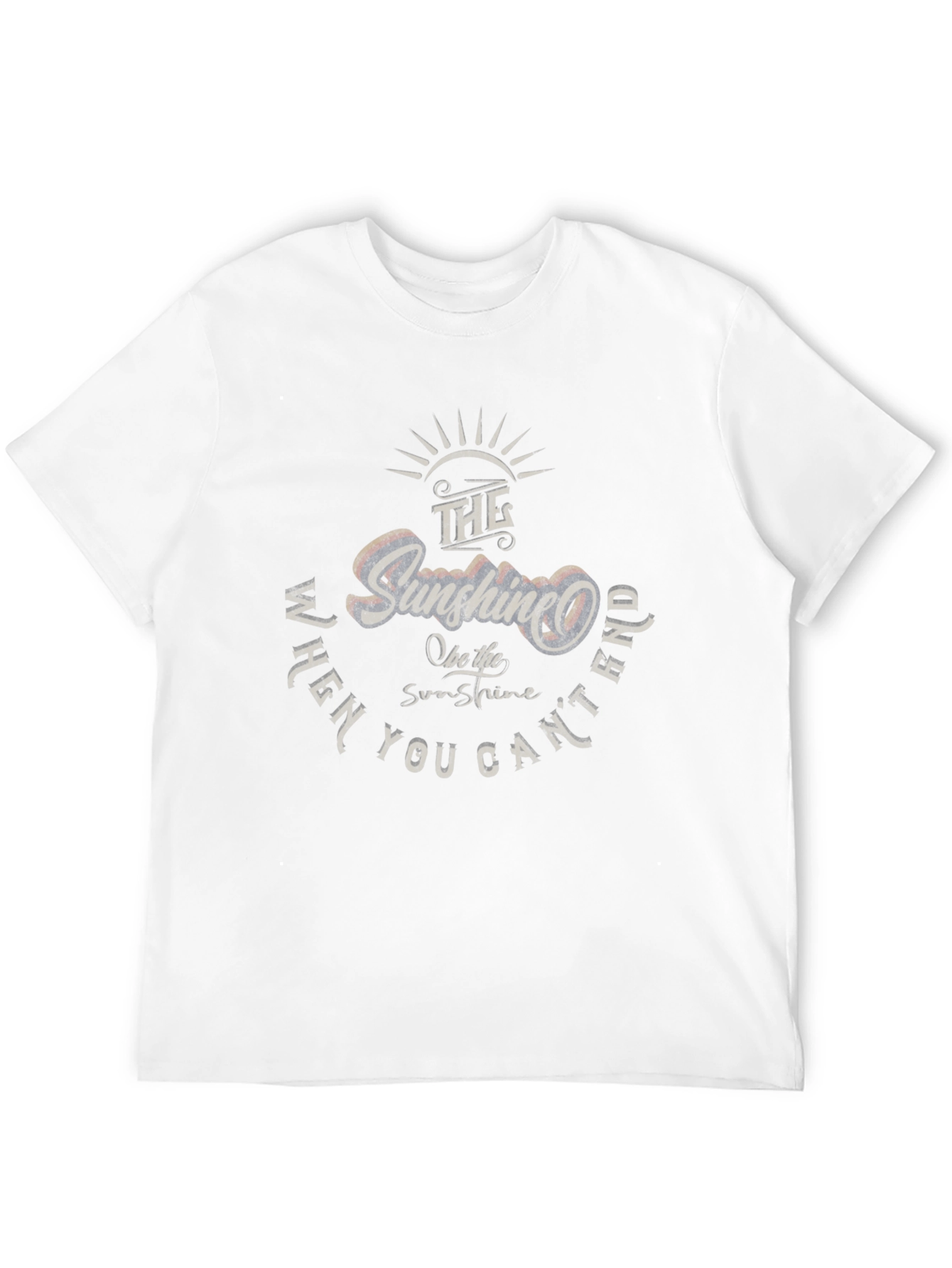 Sunshine Graphic Black T-Shirt