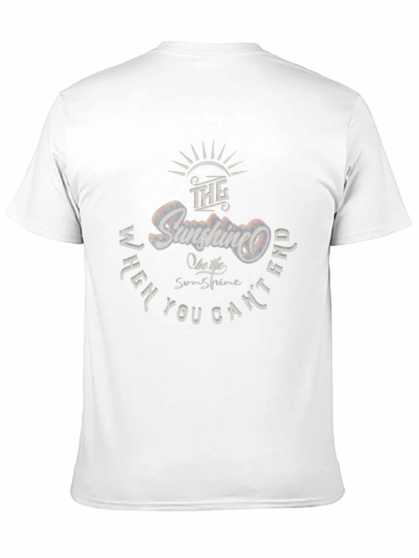Sunshine Graphic Black T-Shirt