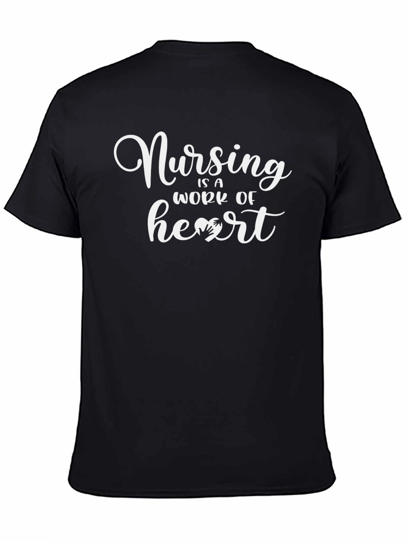 Nursing is a Work of Heart Graphic T-Shirt