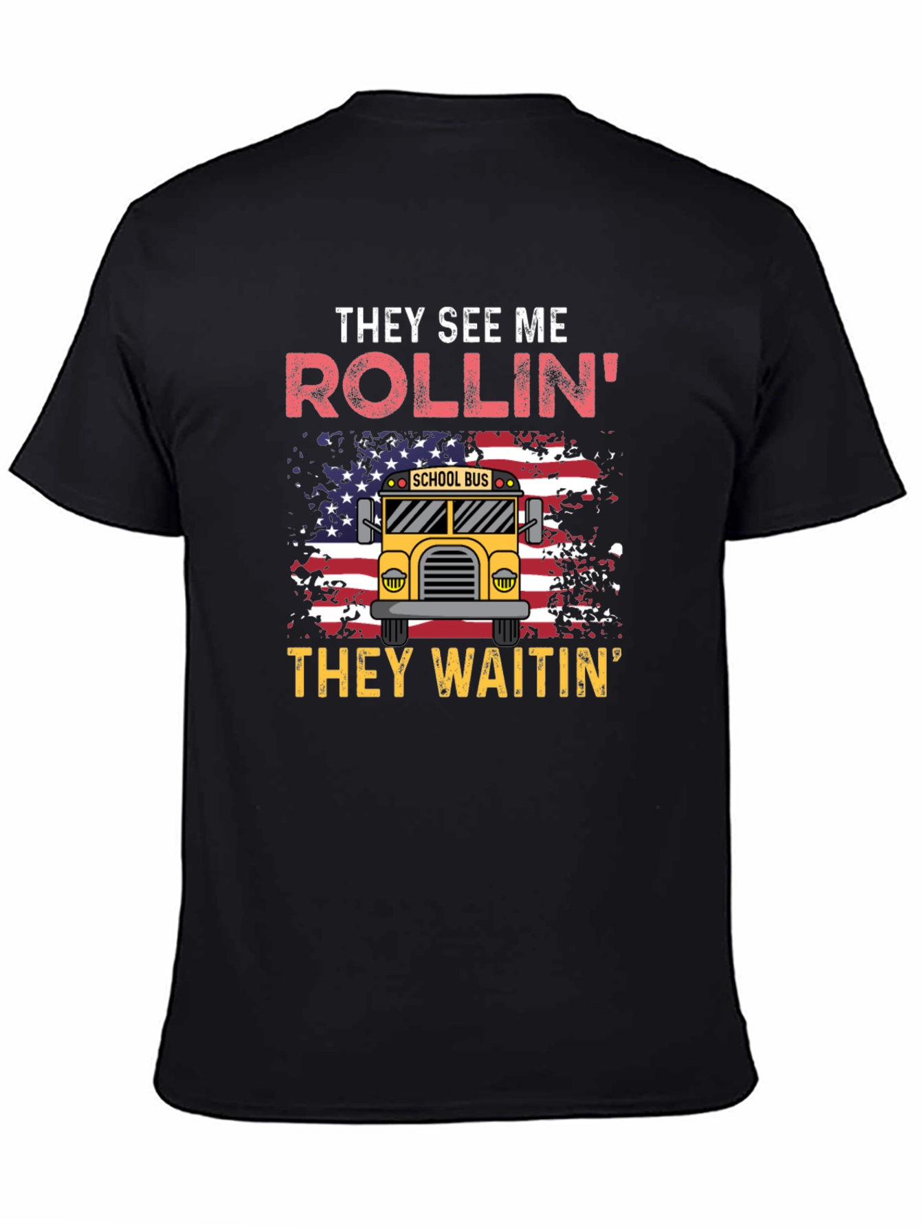 They See Me Rollin T-Shirt School Bus