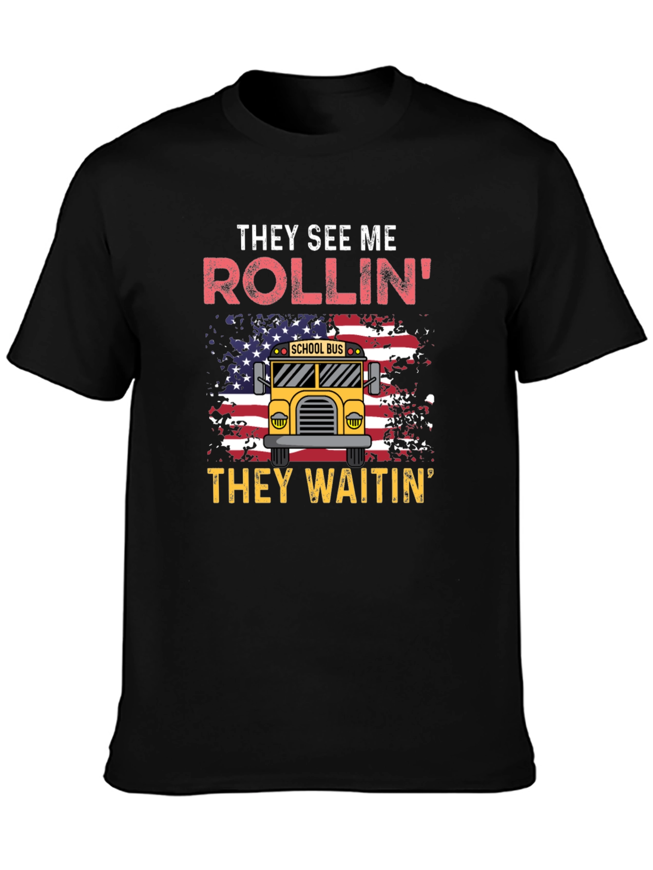 They See Me Rollin T-Shirt School Bus