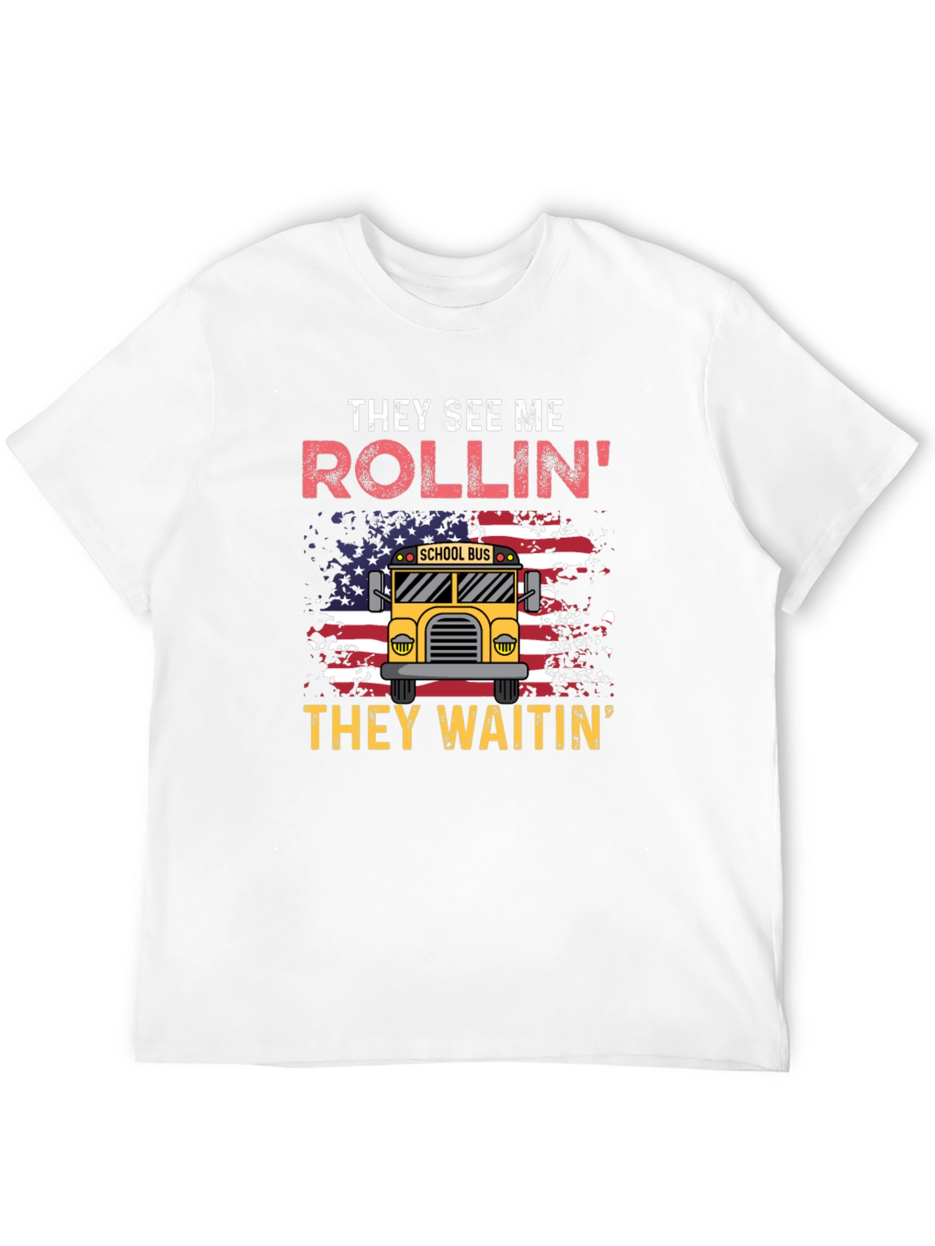 They See Me Rollin T-Shirt School Bus