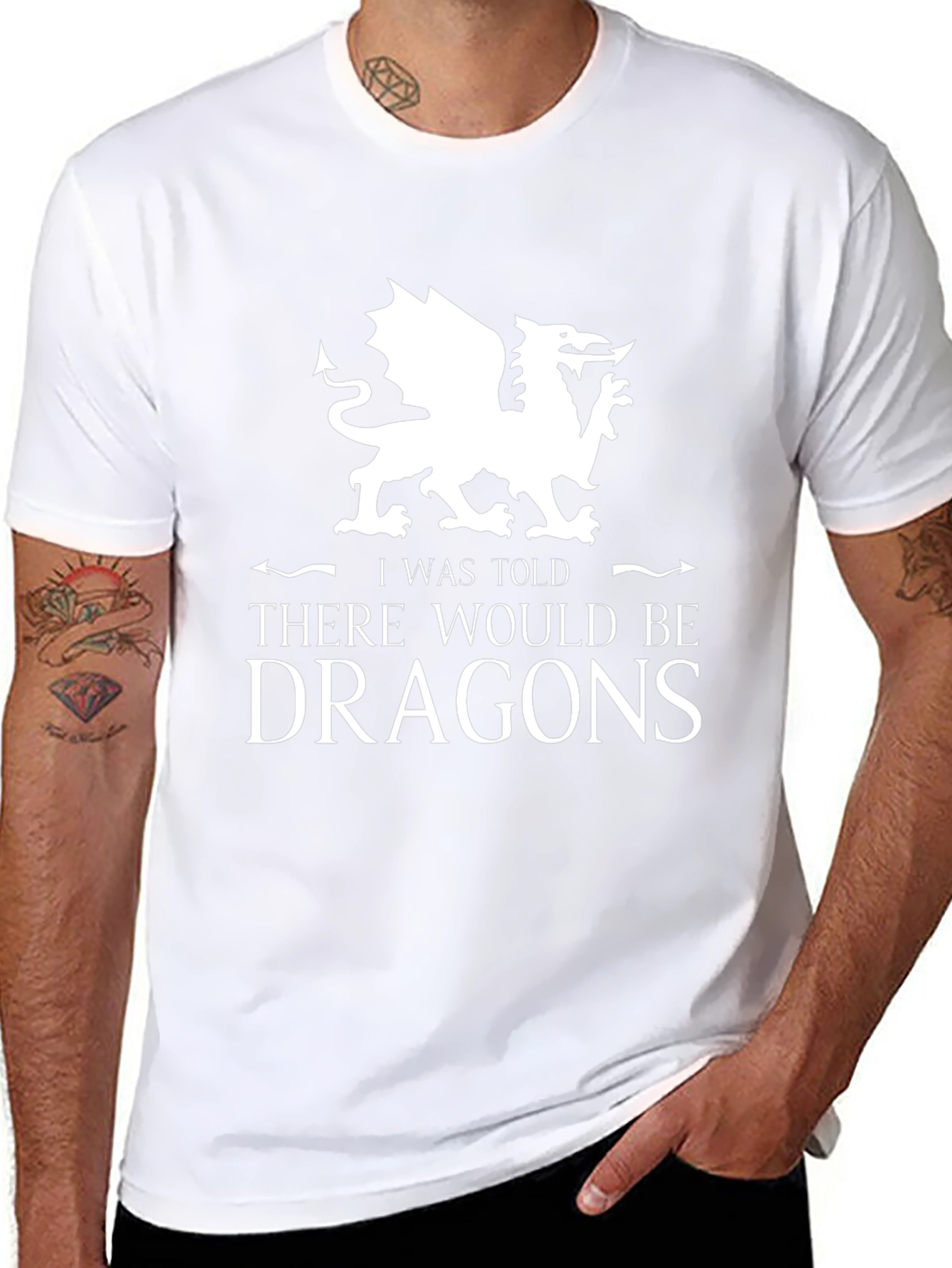 I Was Told There Would Be Dragons Graphic Tee