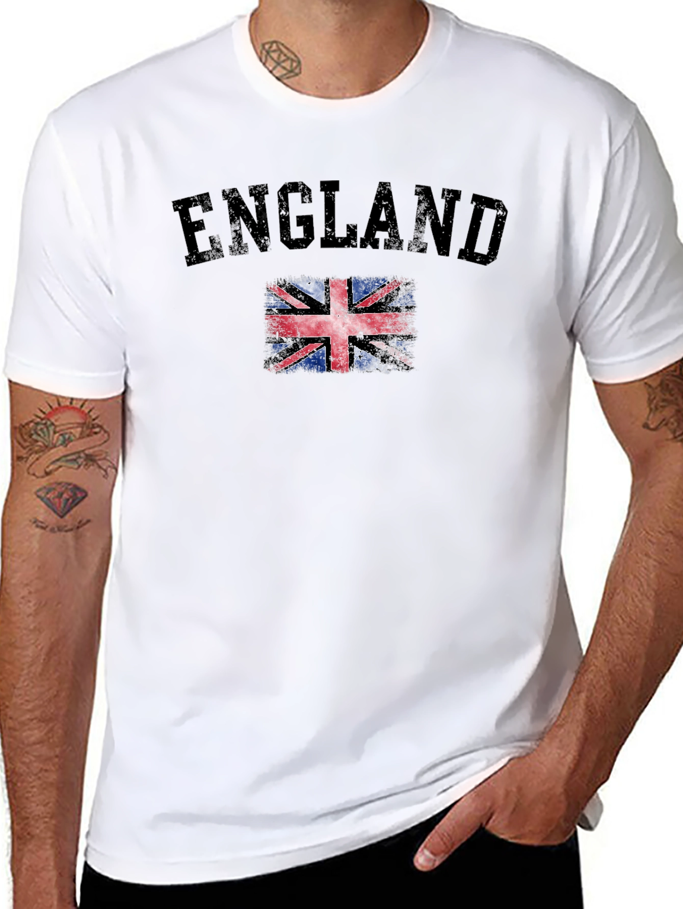 England Flag Graphic T-Shirt