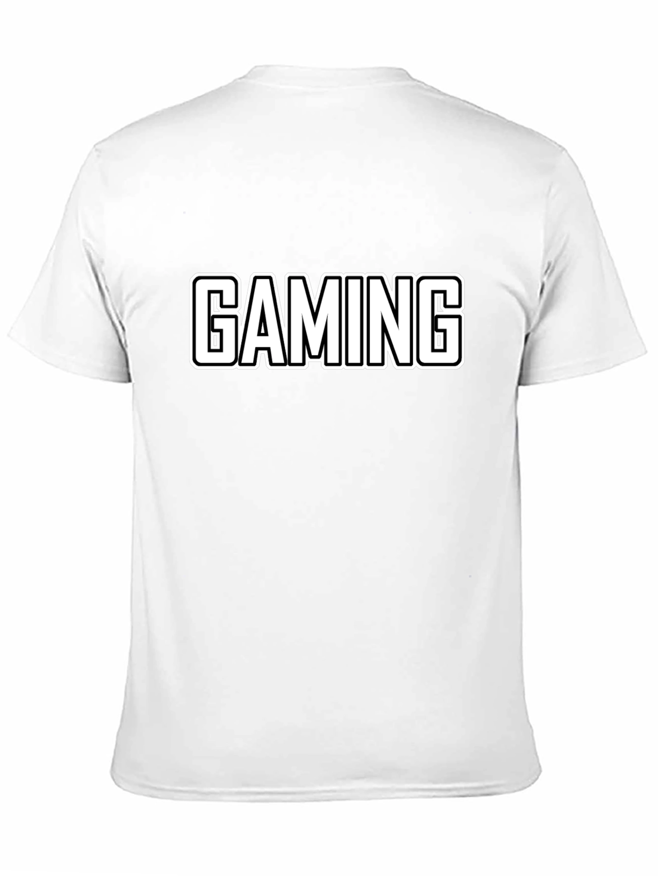Gaming T-Shirt - Black Cotton Graphic Tee