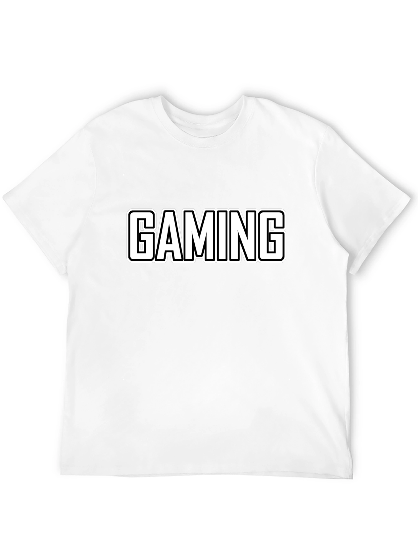Gaming T-Shirt - Black Cotton Graphic Tee
